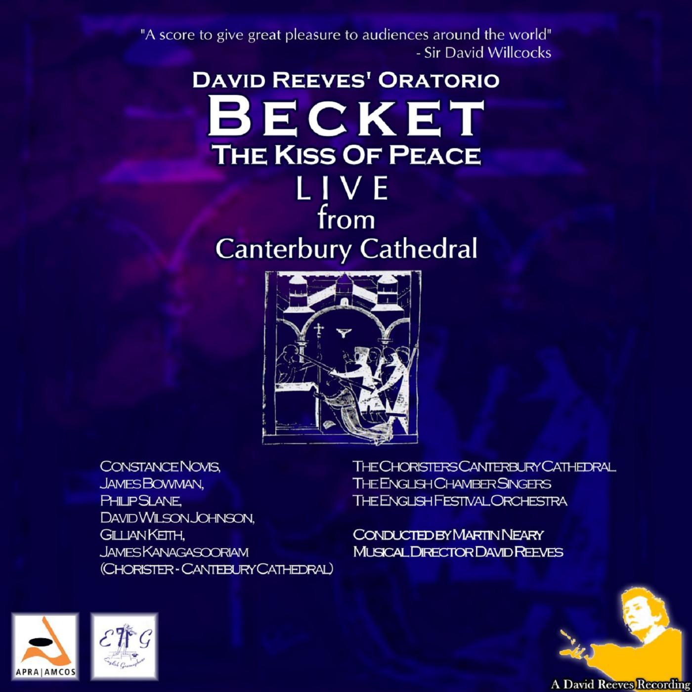 Постер альбома 'Becket - The Kiss of Peace" Live from Canterbury Cathedral