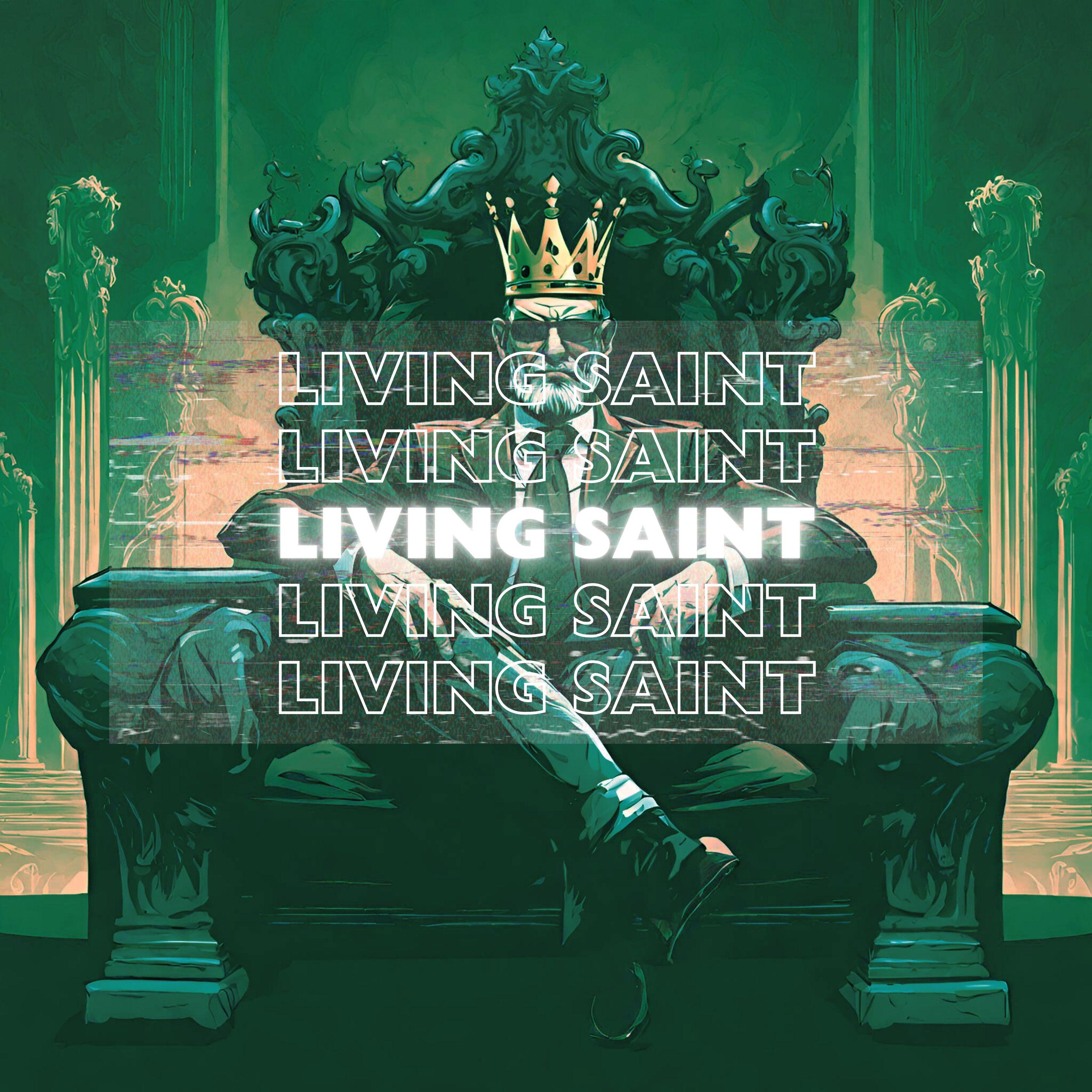 Постер альбома living saint