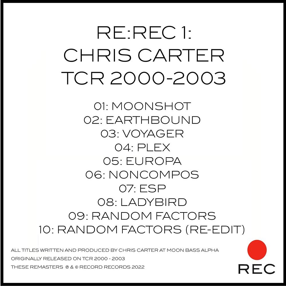 Постер альбома Re:Rec1: TCR 2000-2003