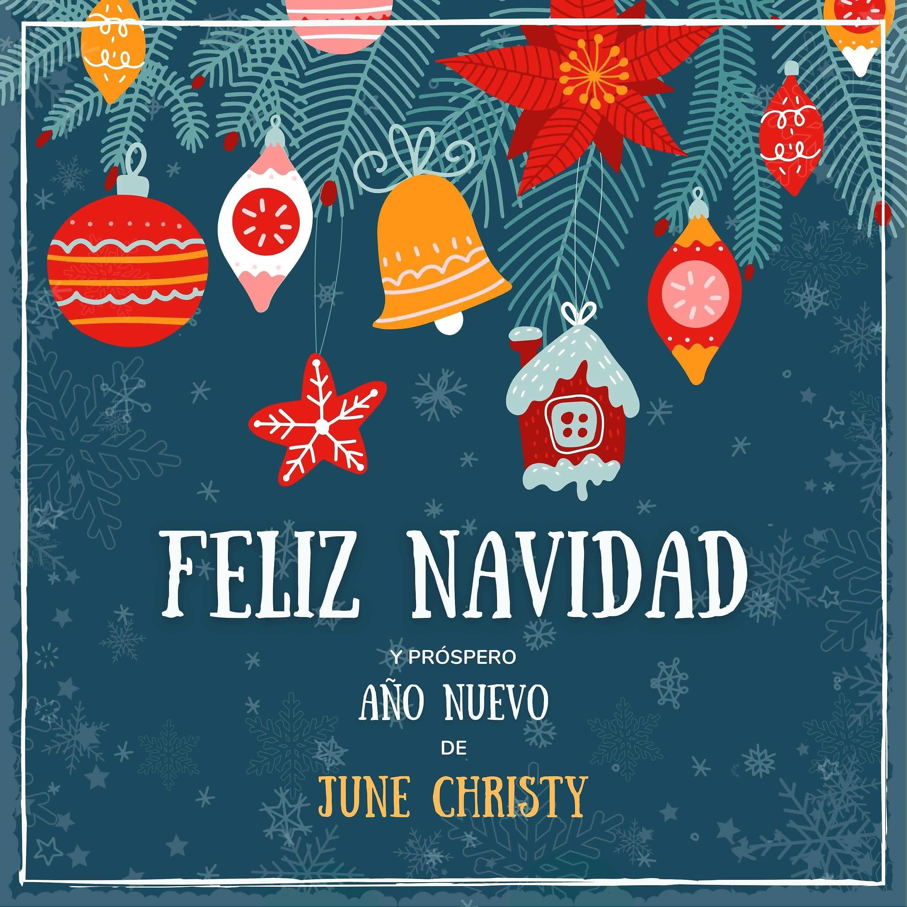 Постер альбома Feliz Navidad y próspero Año Nuevo de June Christy
