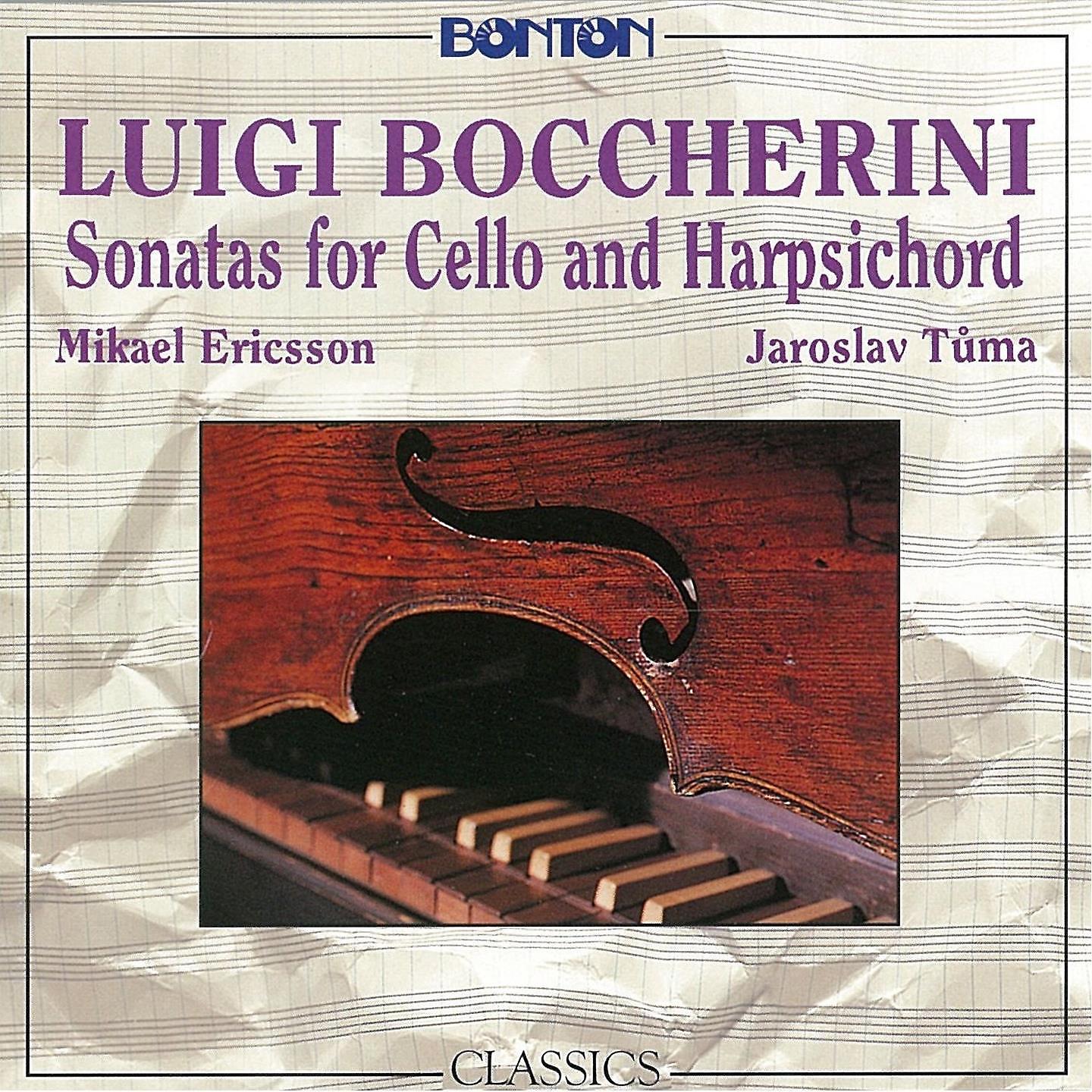 Постер альбома Boccherini: Sonatas for Cello and Harpsichord