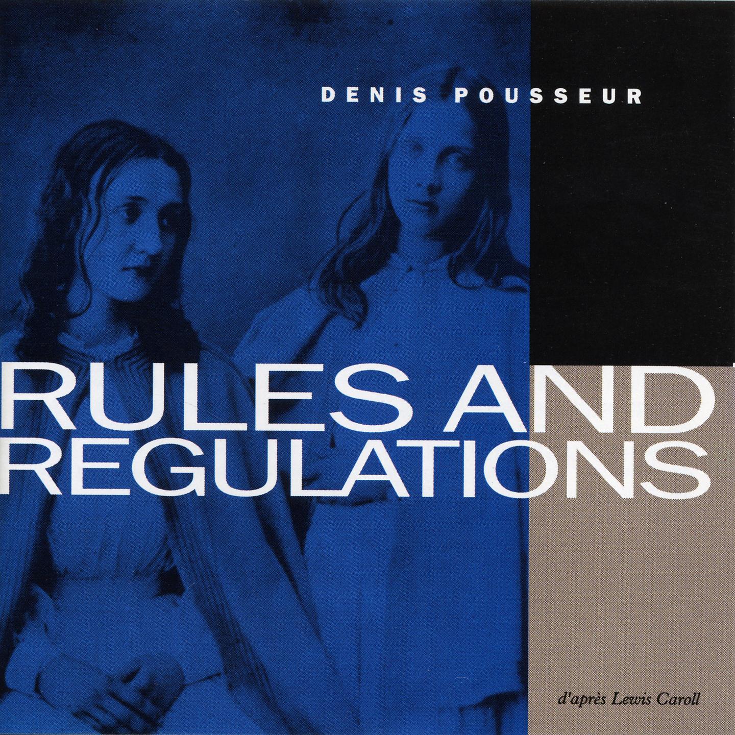 Постер альбома Rules and Regulations