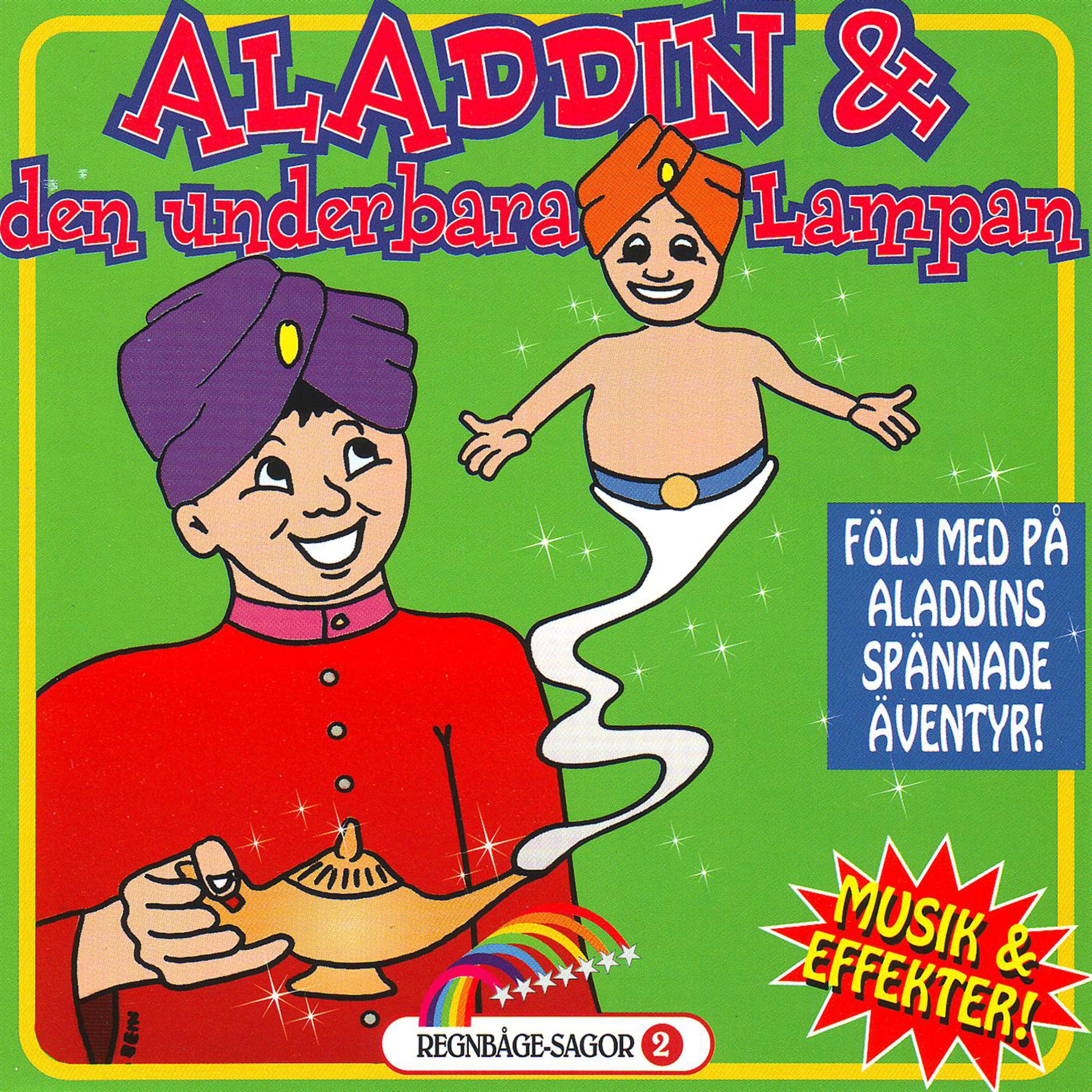 Постер альбома Regnbågesagor - Aladdin & Den Underbara Lampan