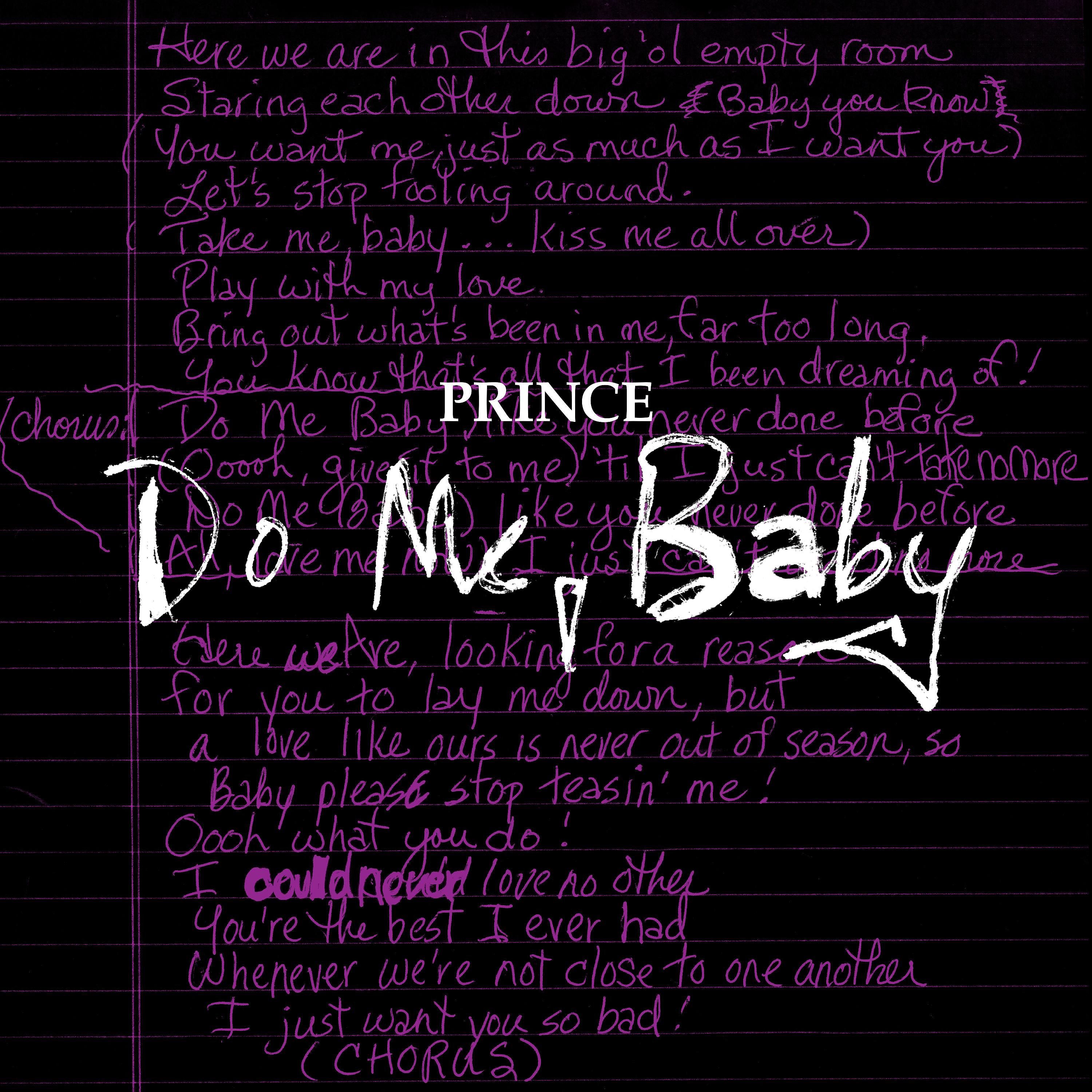 Постер альбома Do Me, Baby (Demo)
