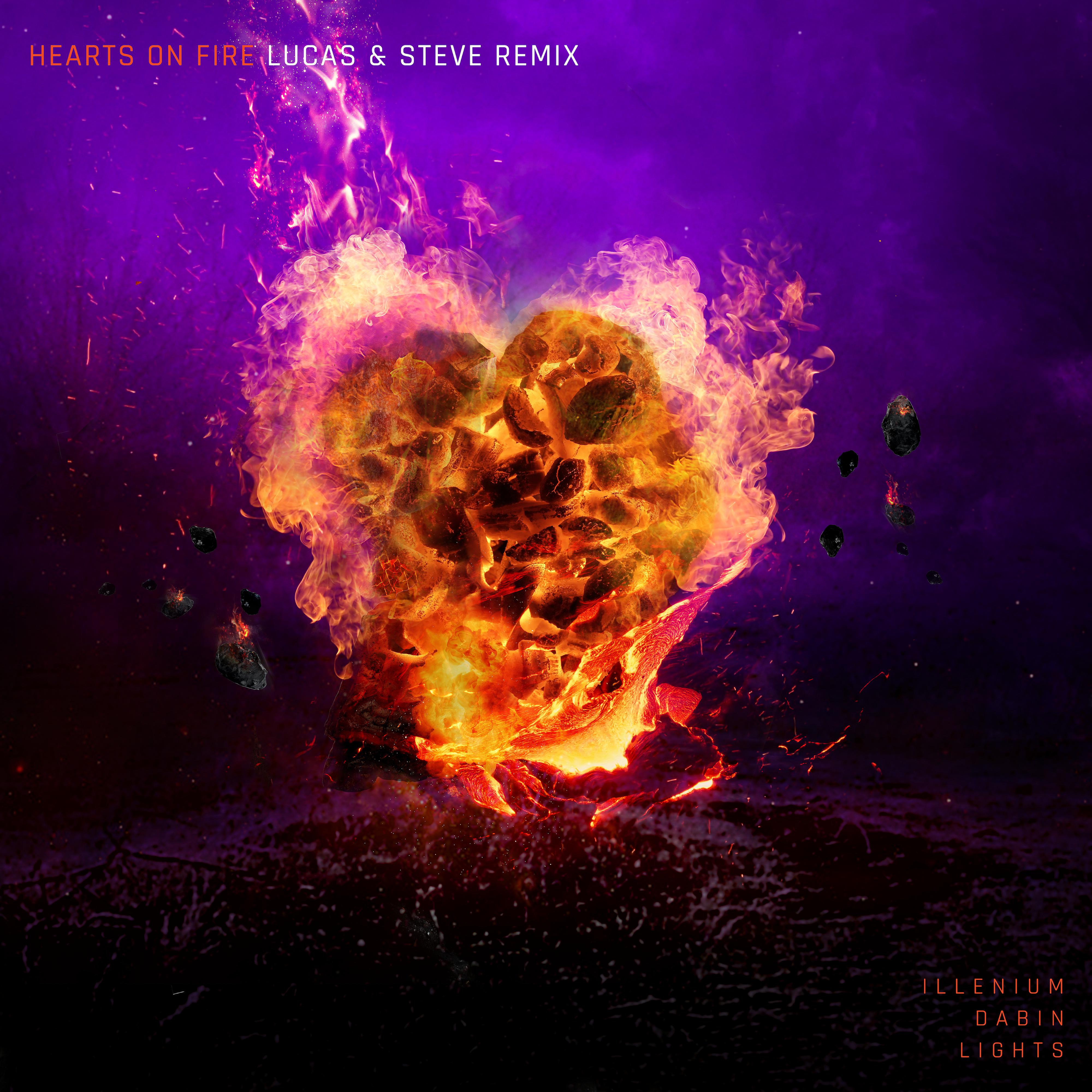 Постер альбома Hearts on Fire (Lucas & Steve Remix)