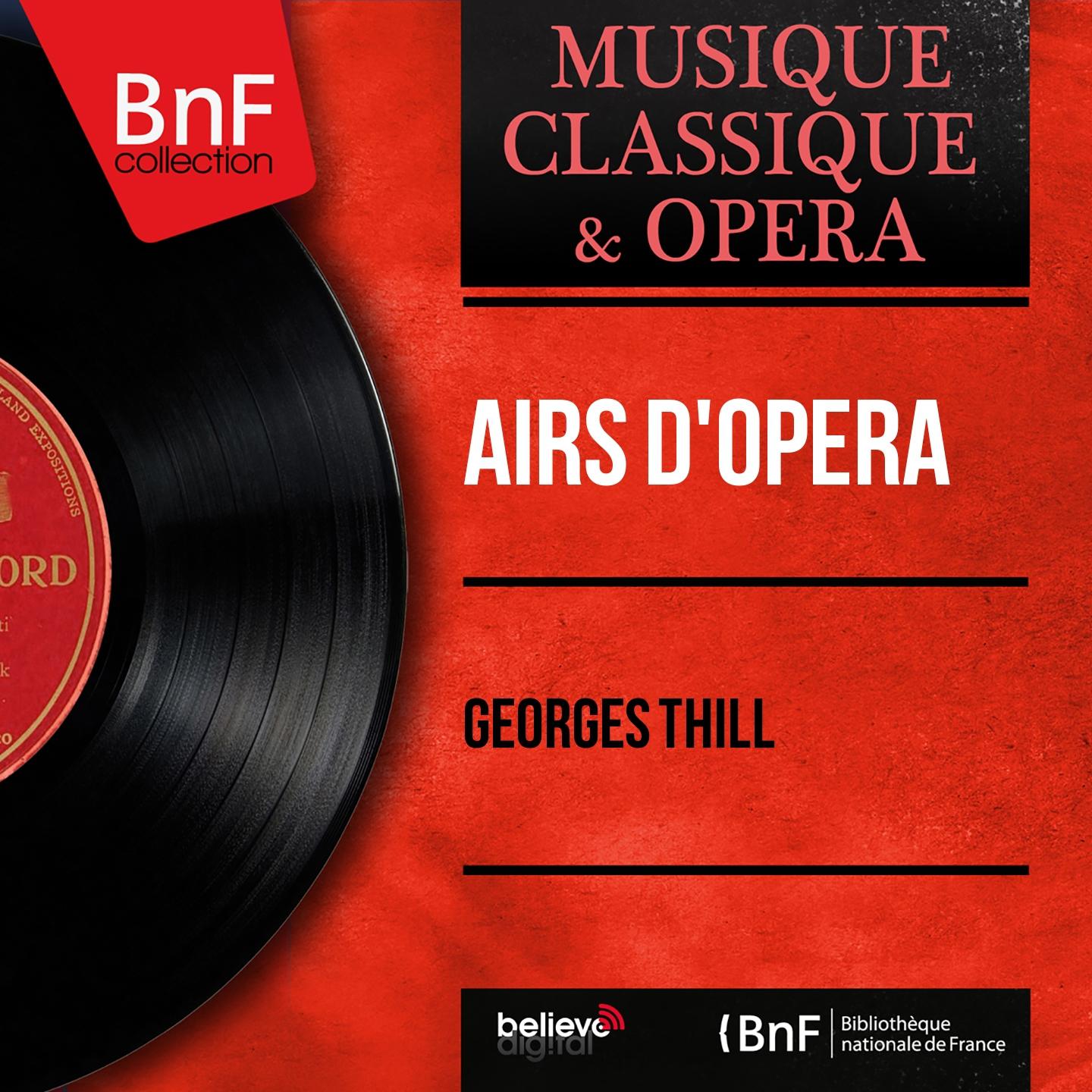 Постер альбома Airs d'opéra (Mono Version)