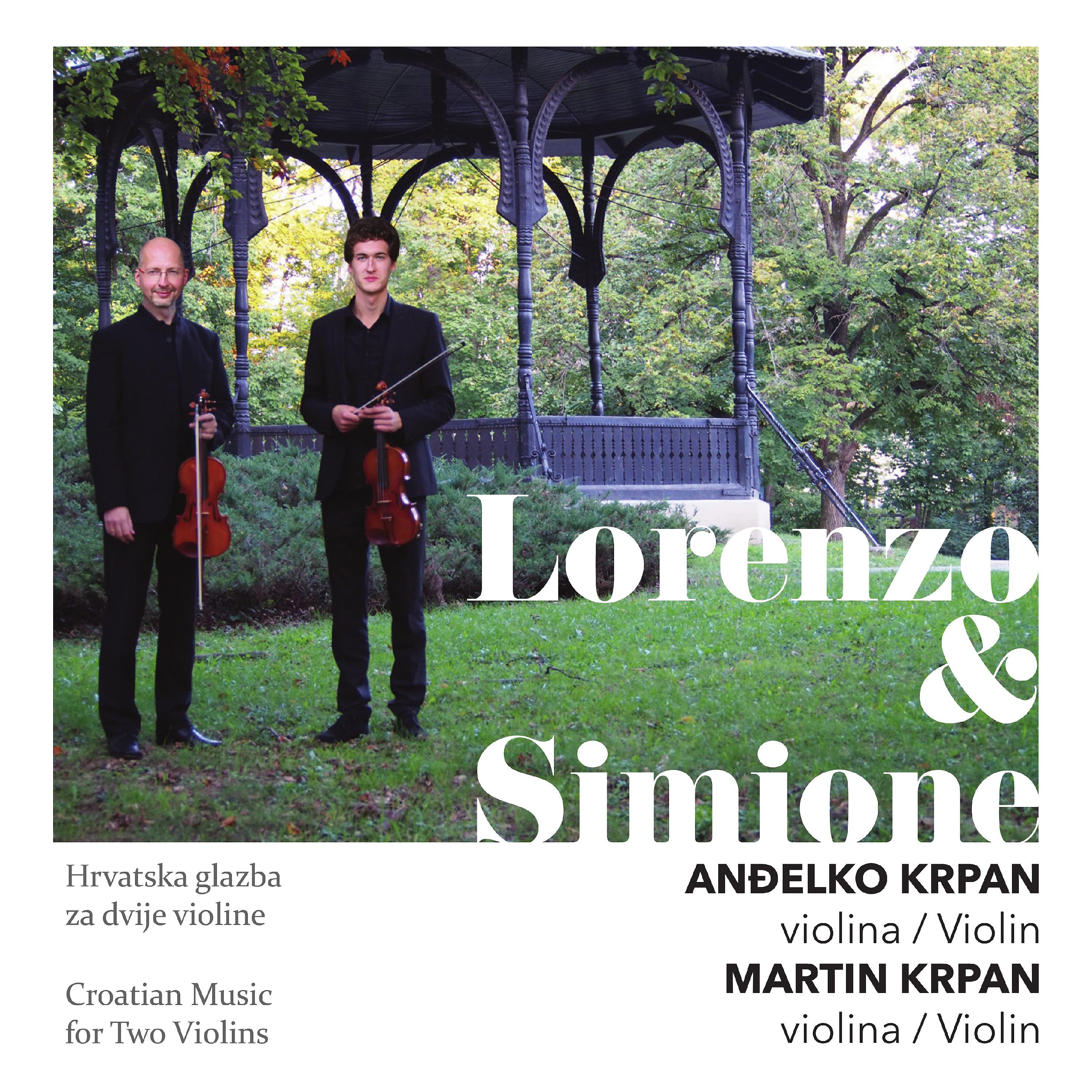 Постер альбома Lorenzo & Simione - Hrvatska Glazba Za Dvije Violine