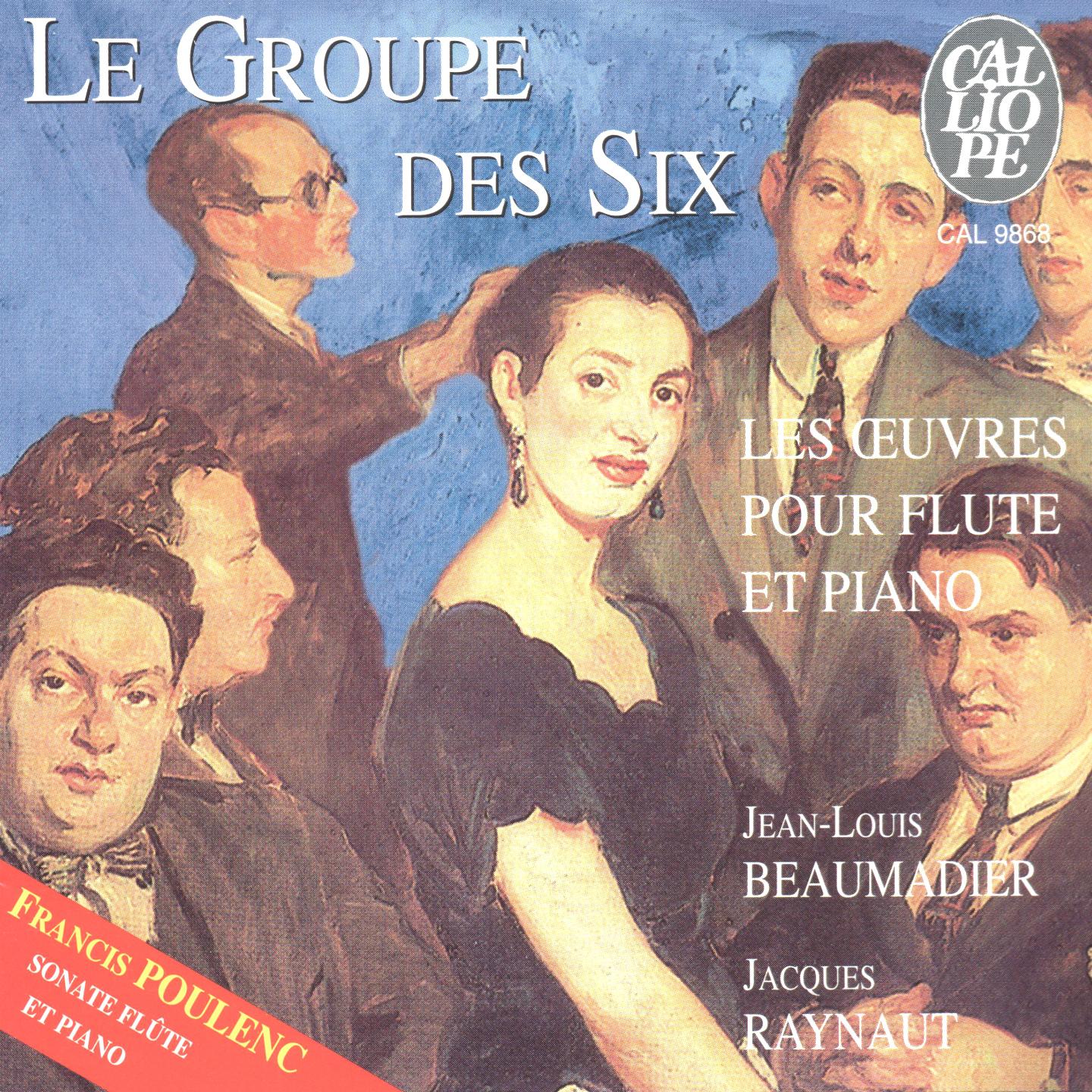 Постер альбома Le groupe des six: Œuvres pour flûte et piano