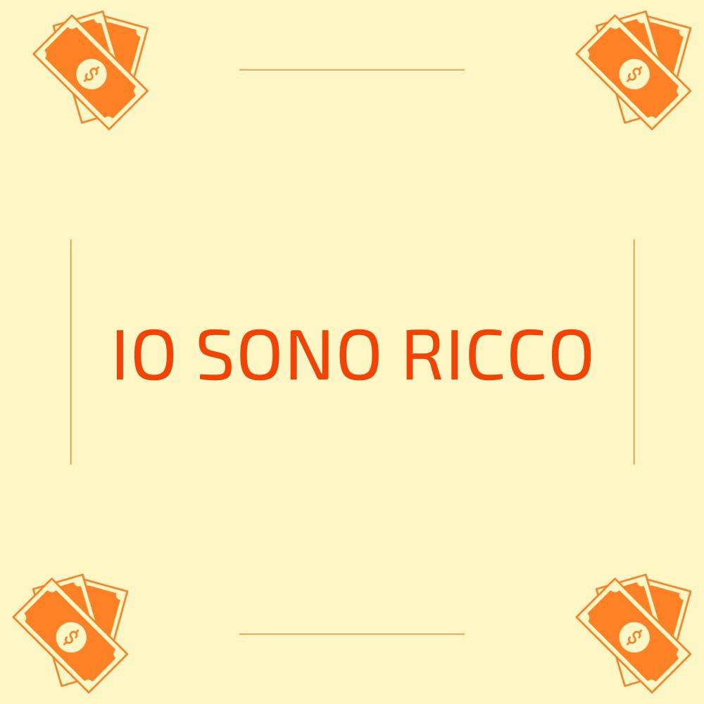 Постер альбома Io sono Ricco