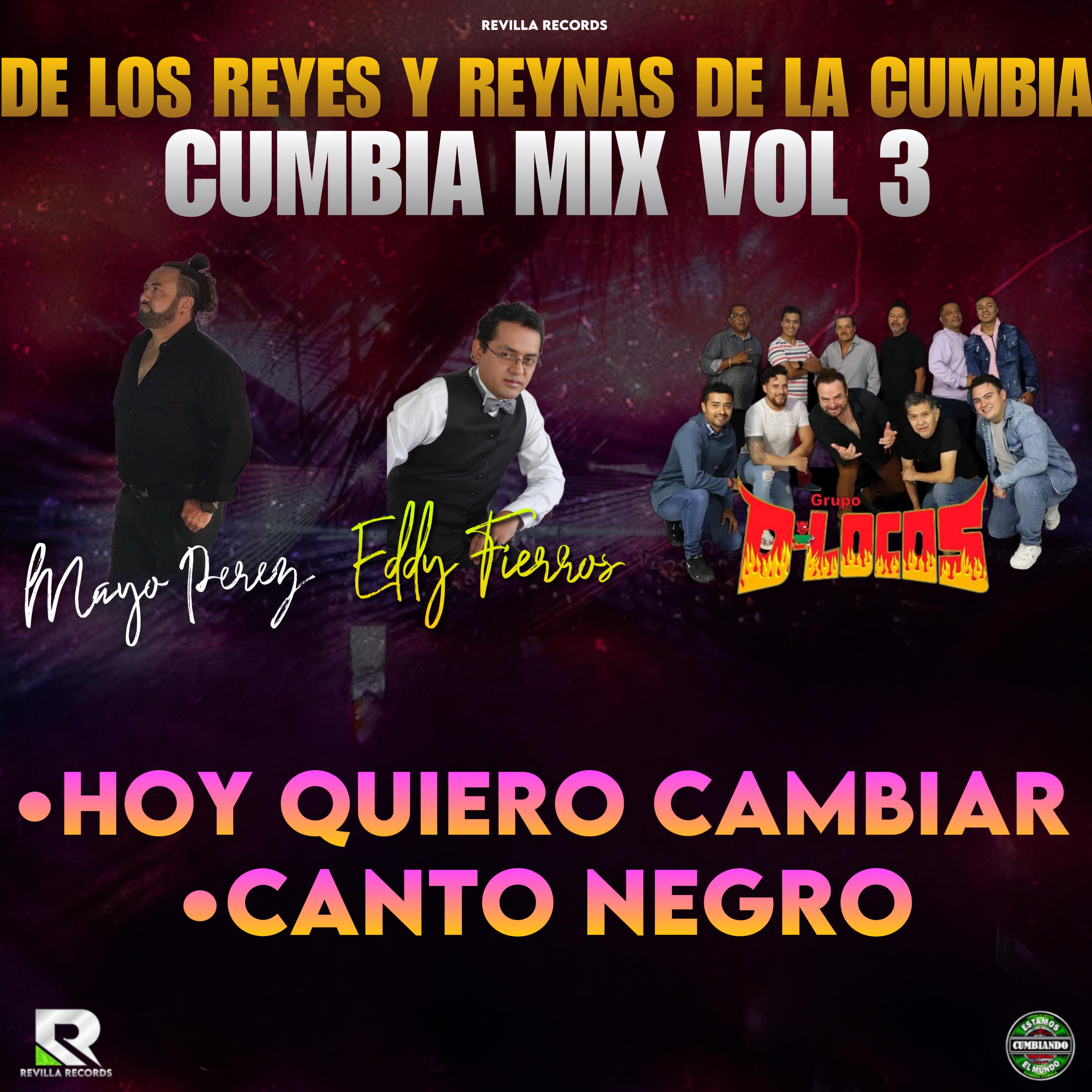 Постер альбома Los Reyes y Reinas de la Cumbia Mix: Hoy Quiero Cambiar / Canto Negro, Vol. 3