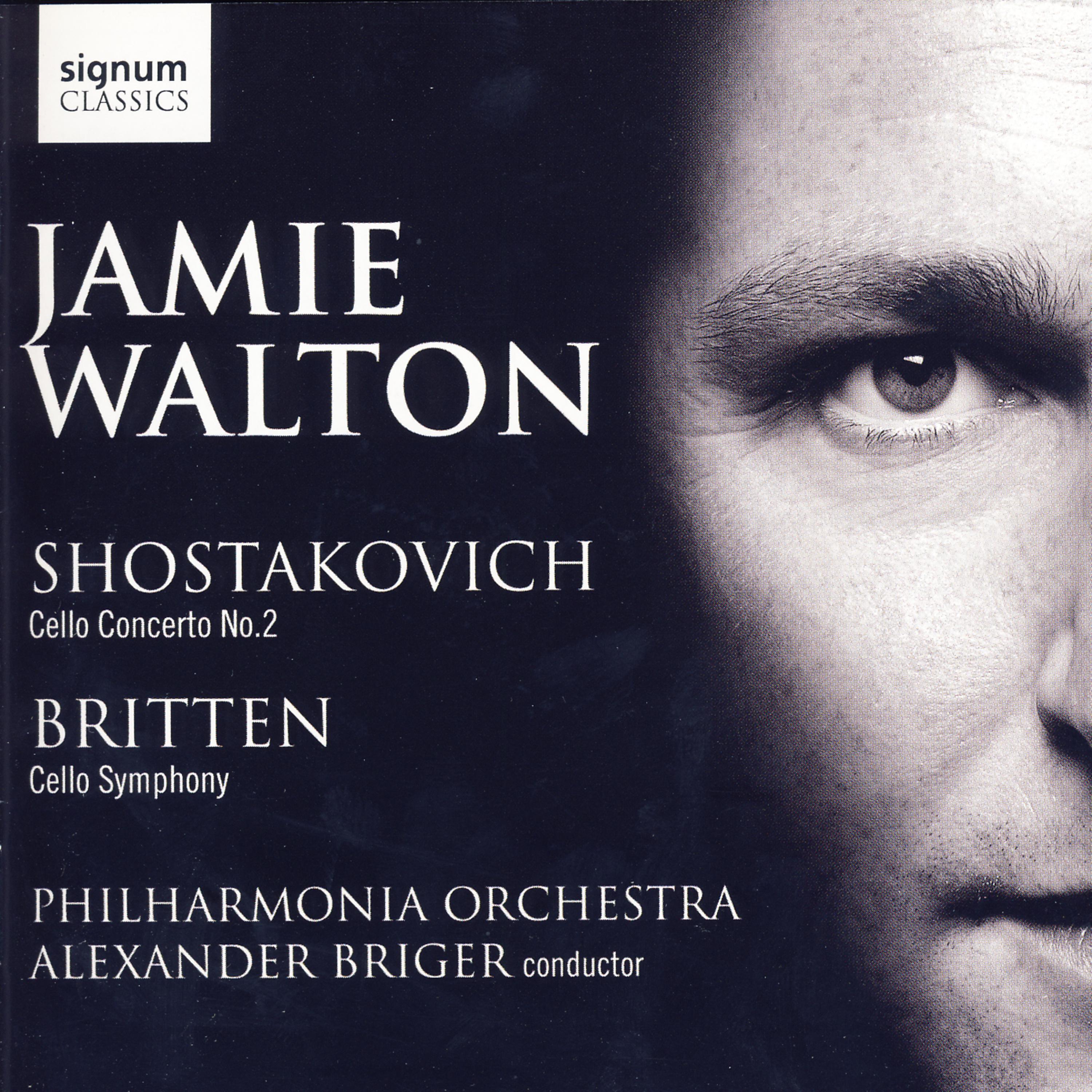 Постер альбома Shostakovich Cello Concerto No. 2, Britten Cellos Symphony