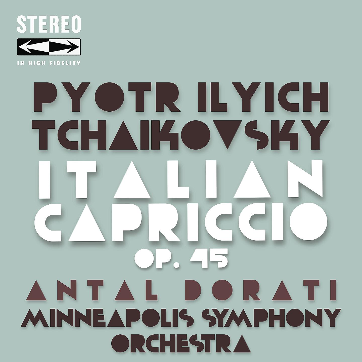 Постер альбома Tchaikovsky Italian Capriccio, Op.45