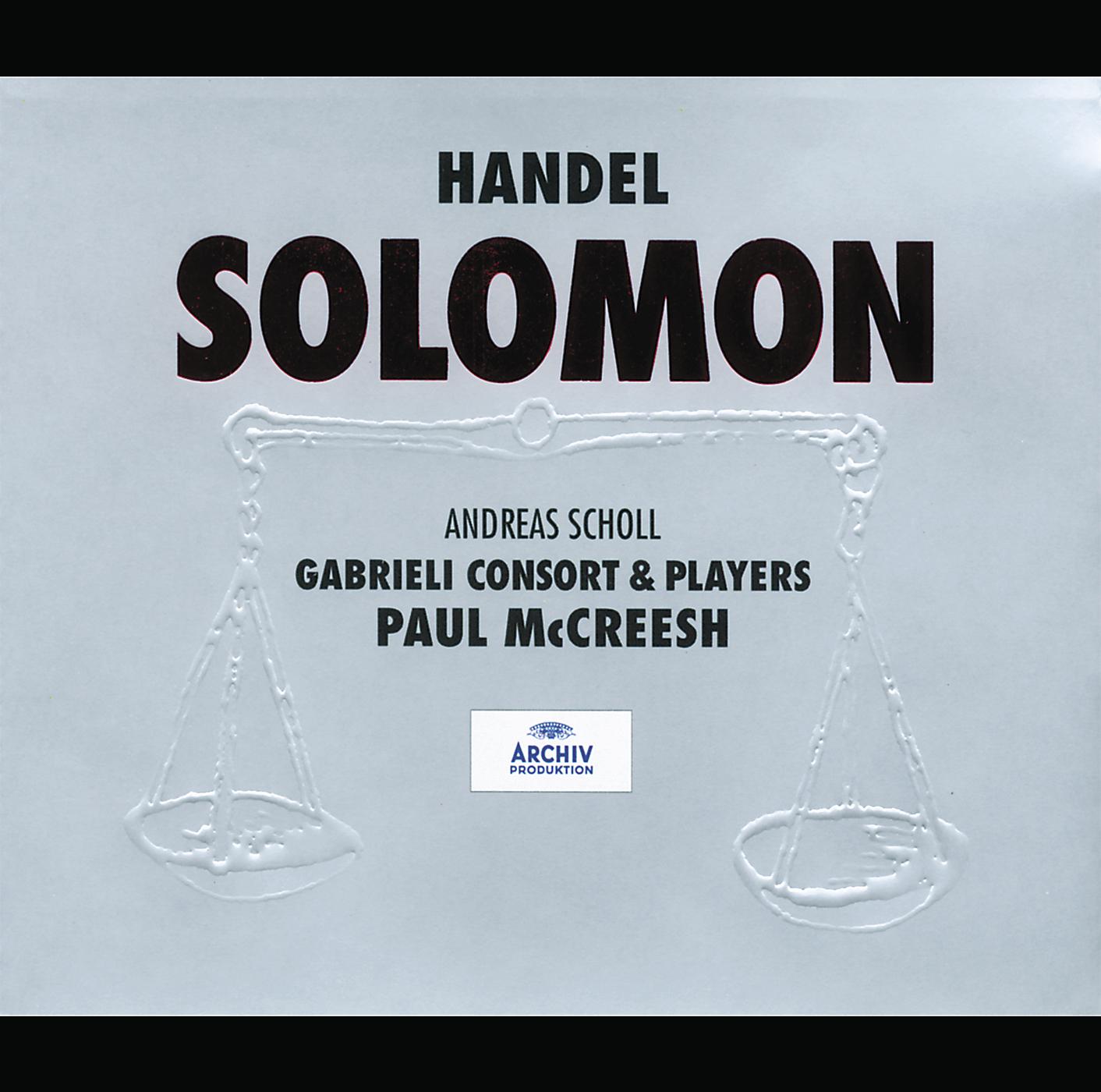 Постер альбома Handel: Solomon HWV 67