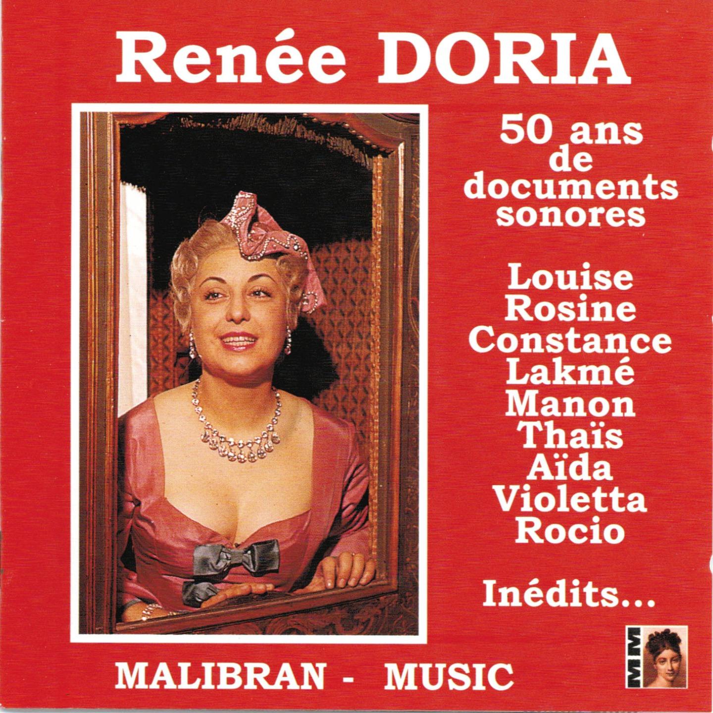 Постер альбома Renée Doria - 50 ans de documents sonores