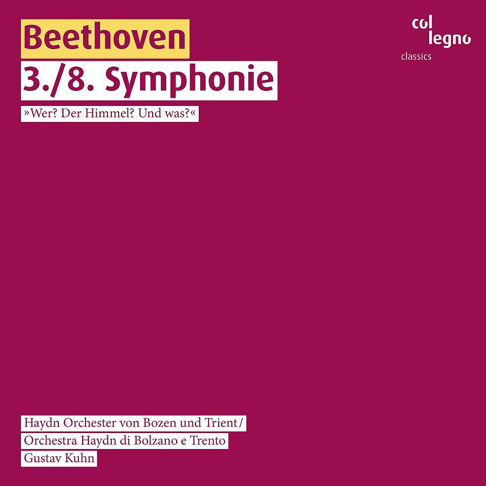 Постер альбома Beethoven: 3./8. Symphonie
