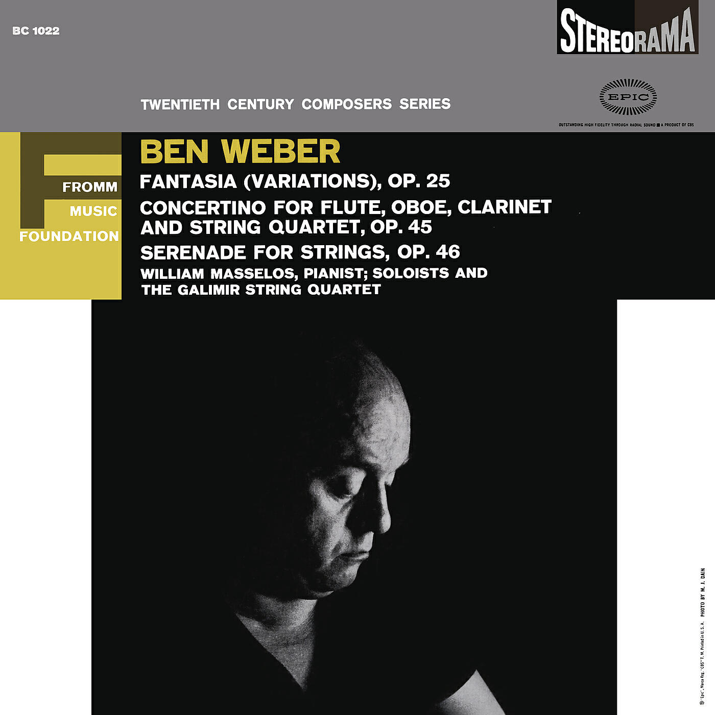 Julius Baker - Concertino for Flute, Oboe, Clarinet and String Quartet, Op. 45: III. Moderato