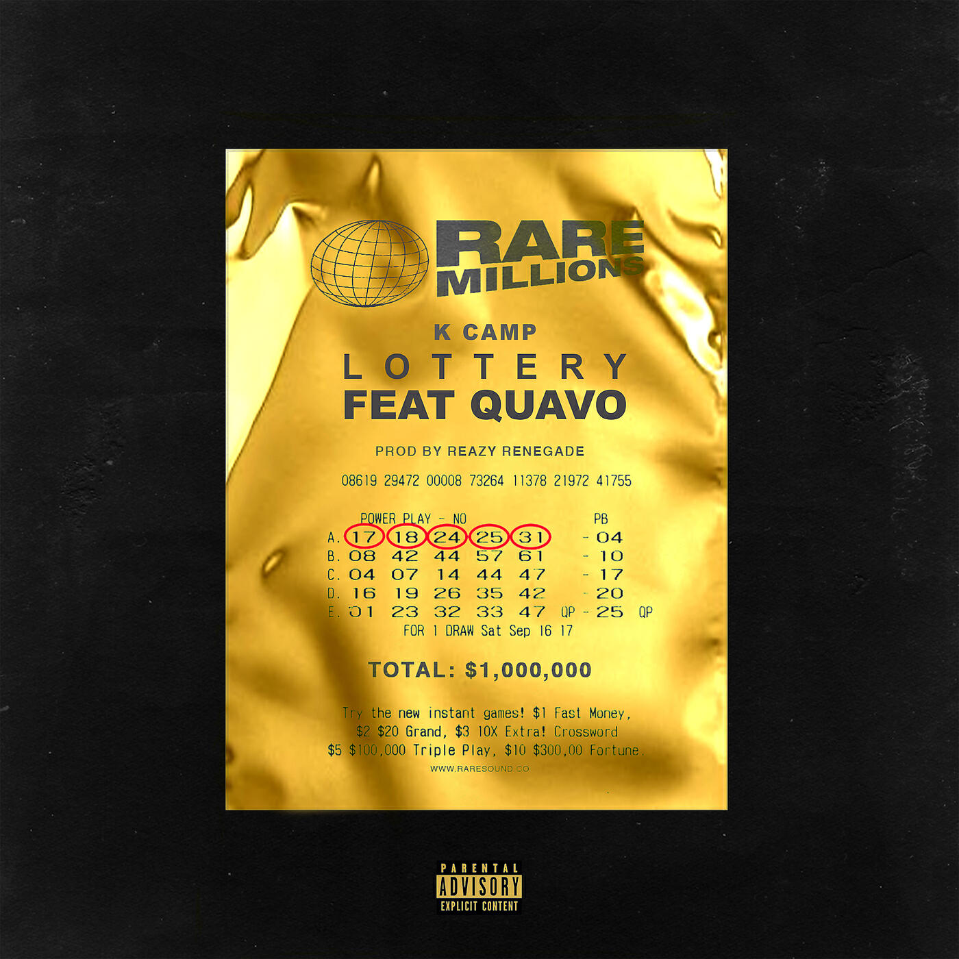 K CAMP - Lottery (Renegade) (Quavo Remix)