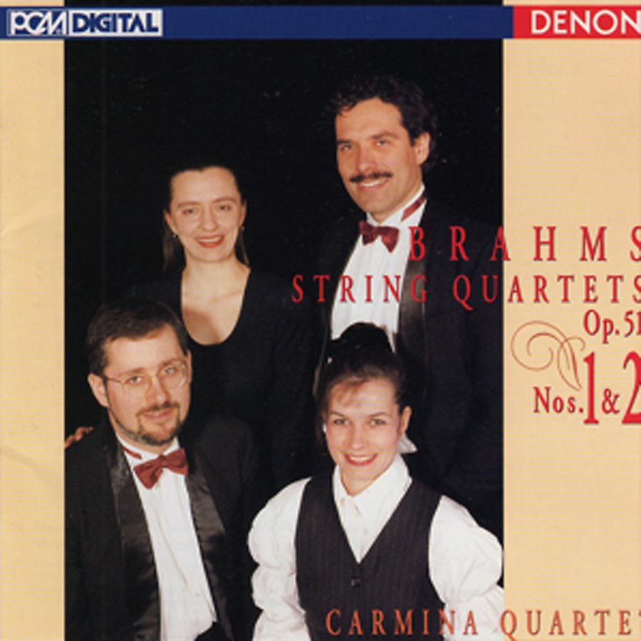 Постер альбома Brahms: String Quartets Op. 51, Nos. 1 & 2