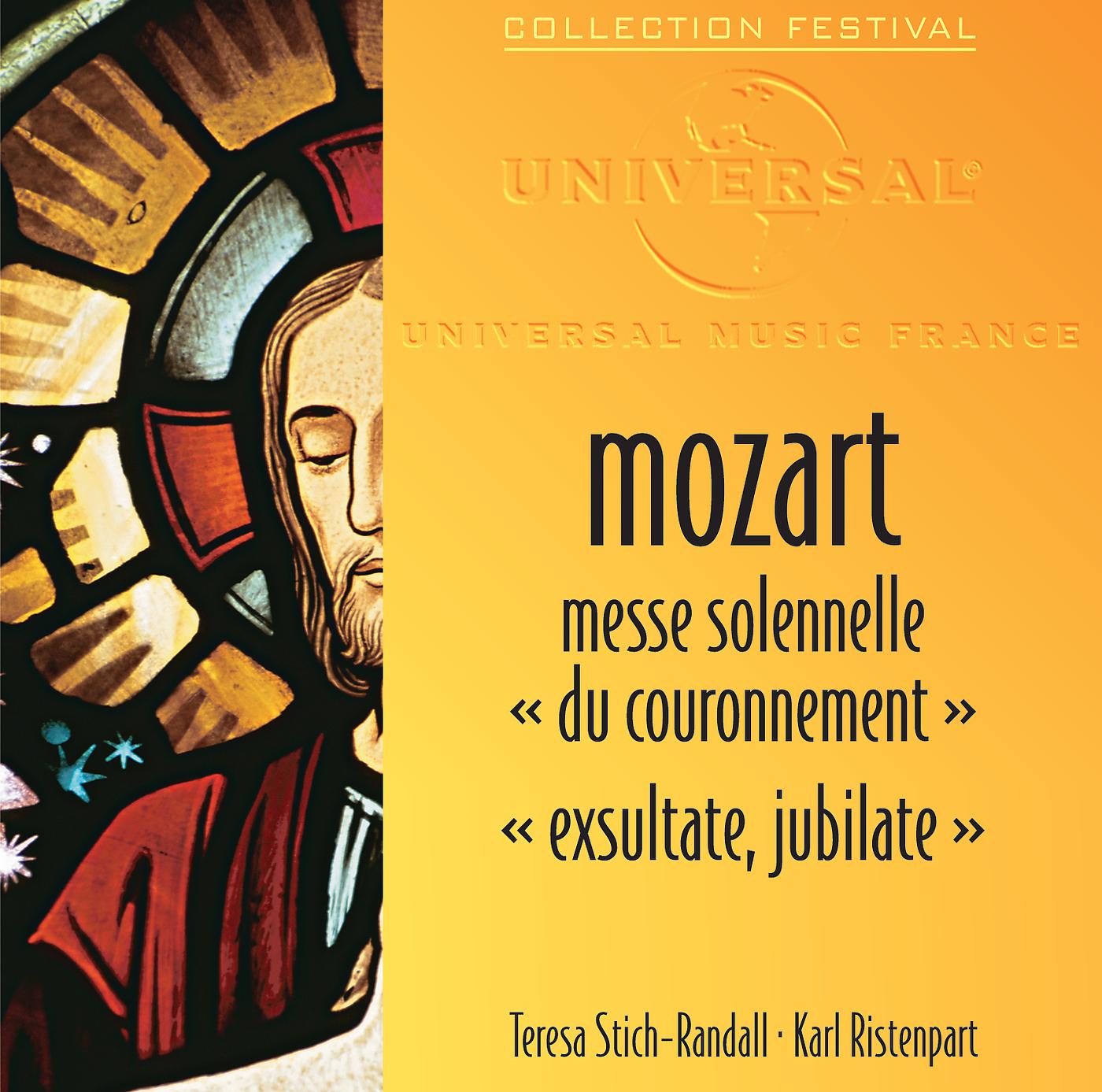 Постер альбома Messe solennelle "Du couronnement", Exsultate jubilate & Vêpres solennelles d'un confesseur