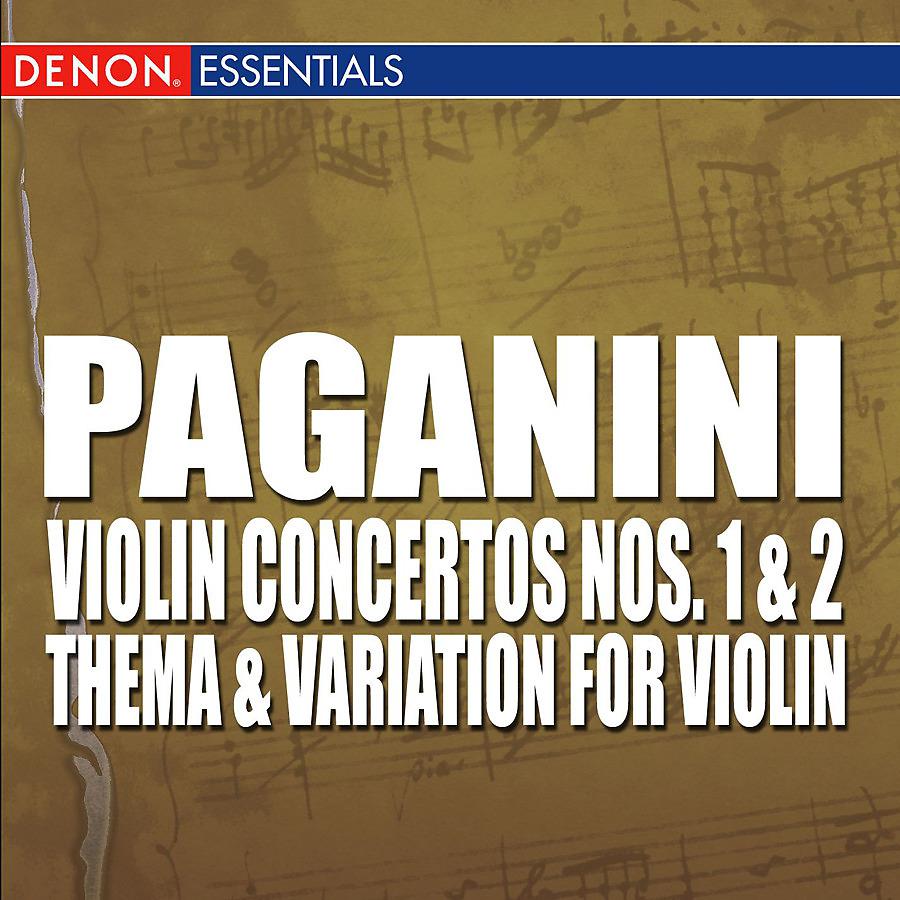 Постер альбома Paganini: Violin Concertos Nos 1 & 2