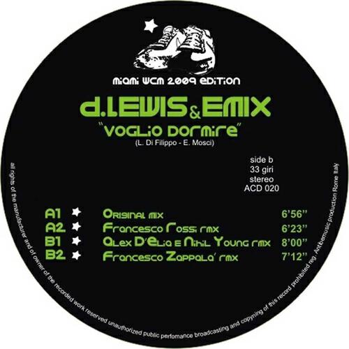 D. Lewis - Voglio dormire (Alex D'elia & Nihil Young Remix)