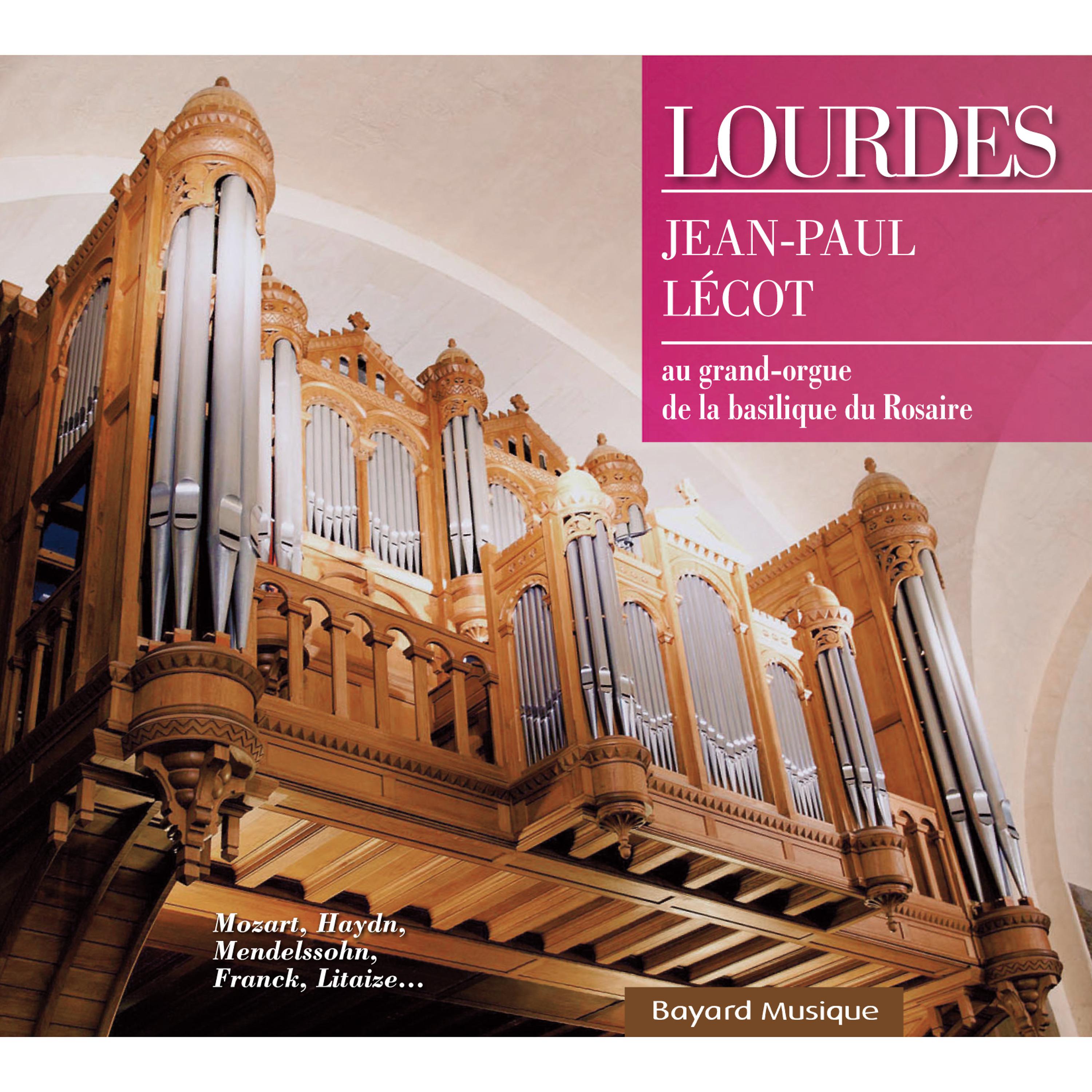 Постер альбома Lourdes - Jean-Paul Lécot au grand orgue de la basilique du Rosaire