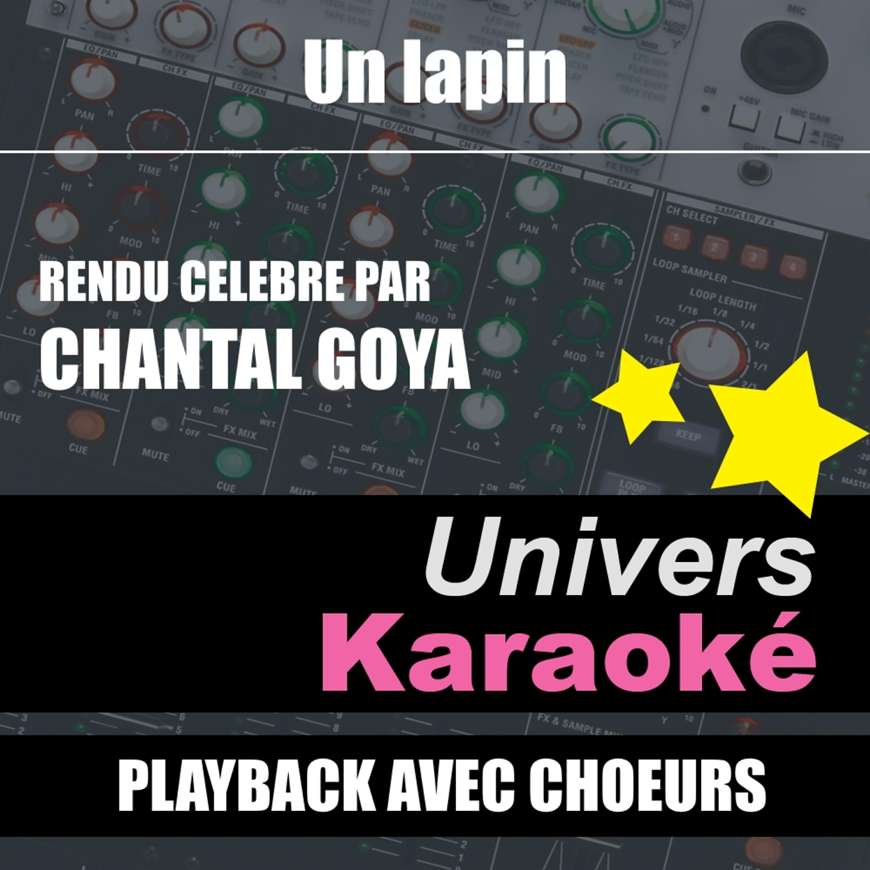 Univers Karaoké - Un lapin (Rendu célèbre par Chantal Goya) [Version karaoké avec choeurs]