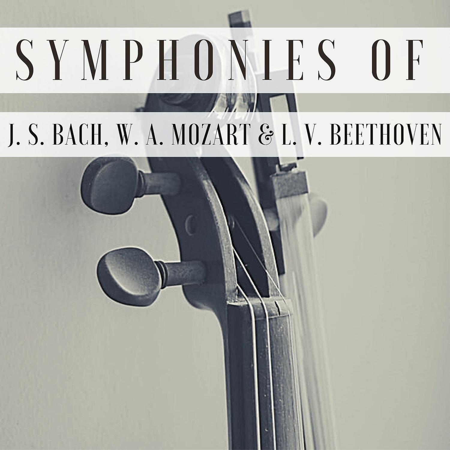 Постер альбома Symphonies of J. S. Bach, W. A. Mozart & L. V. Beethoven