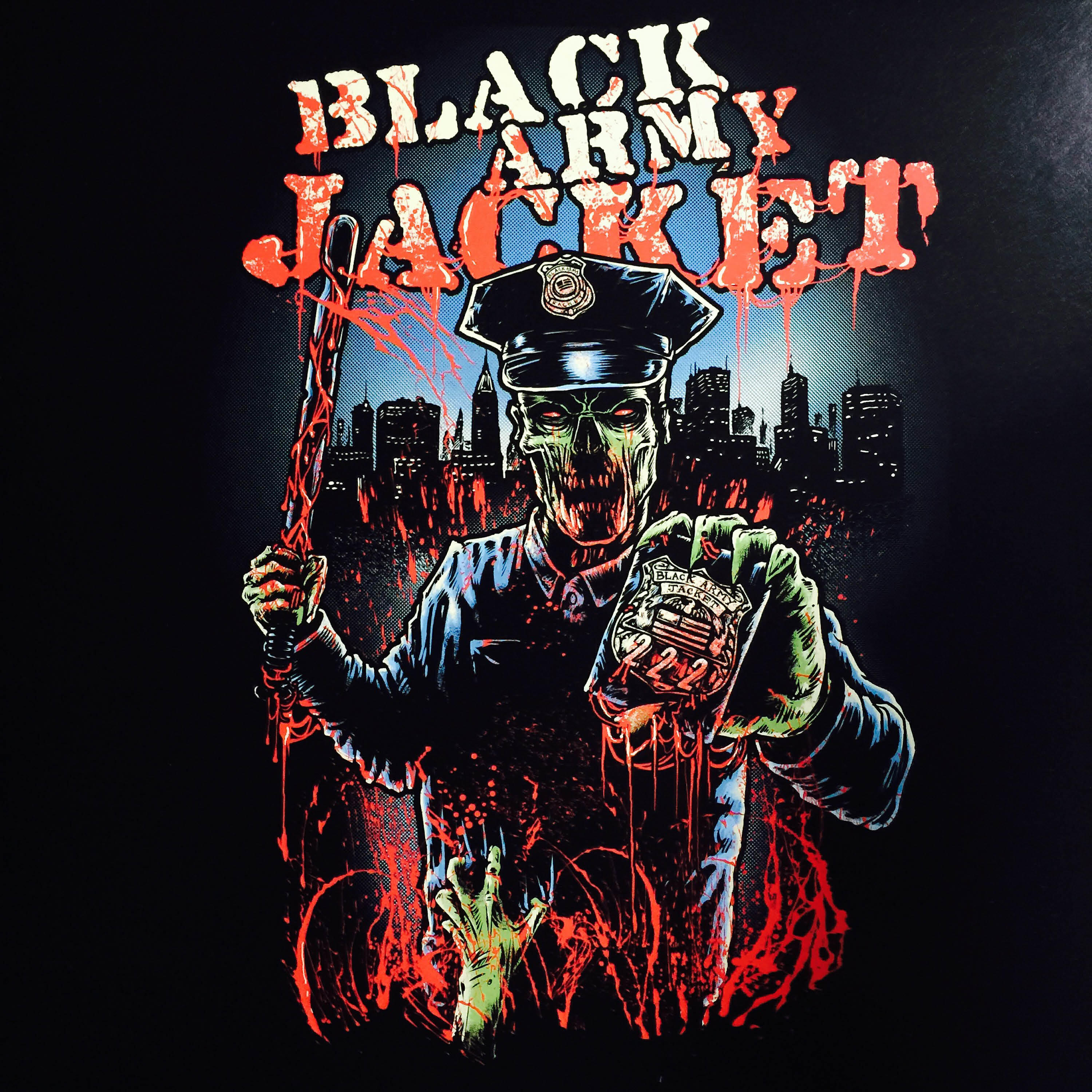 Black Army Jacket - Meow Meow Meow