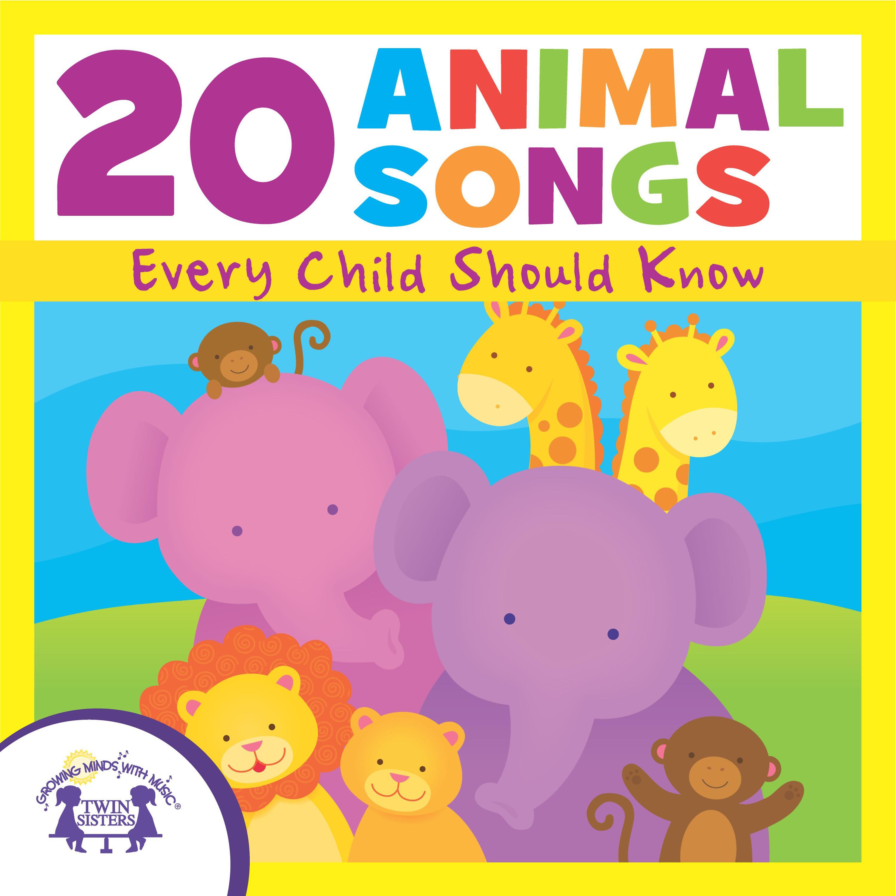Постер альбома Twin Sisters: 20 Animal Songs Every Child Should Know