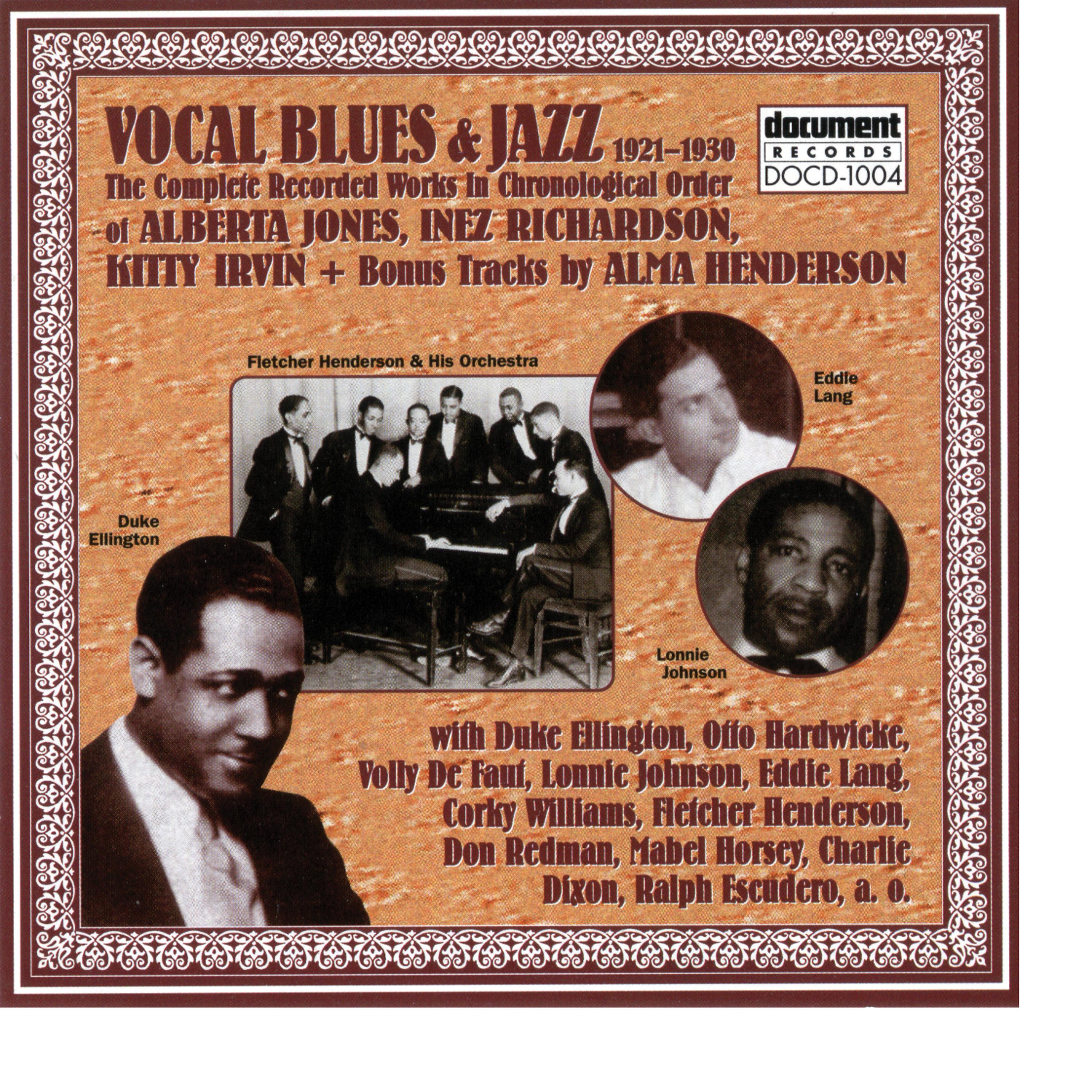 Постер альбома Vocal Blues & Jazz 1921 - 1930