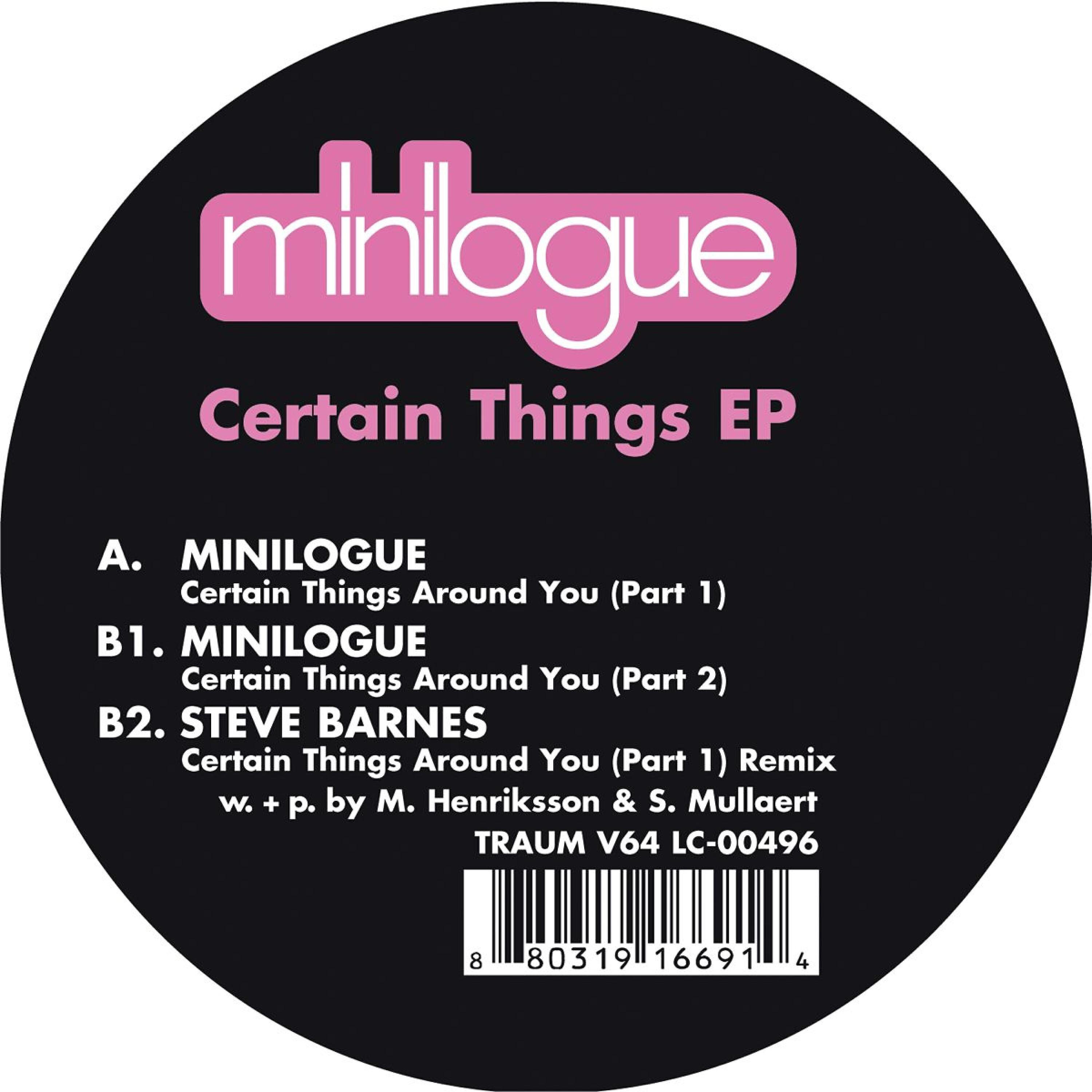 Minilogue - Certain Things Around You, Pt. 1 (Steve Barnes Remix)