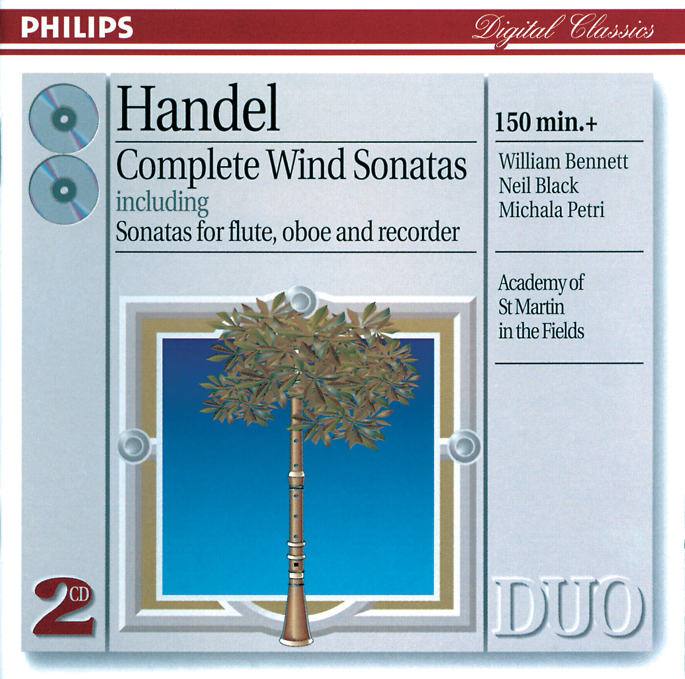 Michala Petri - Handel: Recorder Sonata in F major, Op.1, No.11, HWV 369 - 4. Allegro