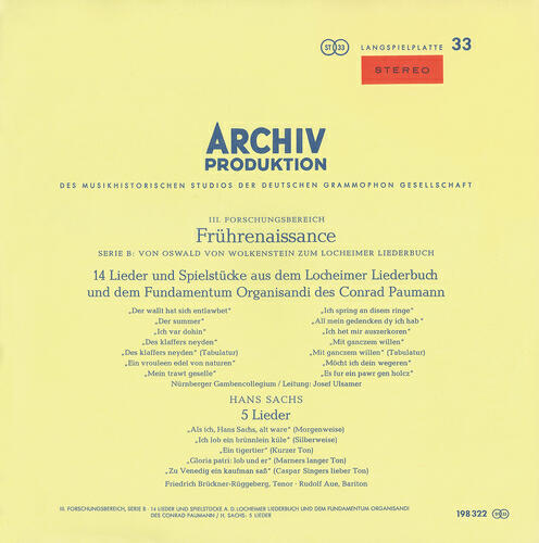 Eva-Juliane Gerstein - Anonymous: Glogauer Liederbuch - 10. Al fol