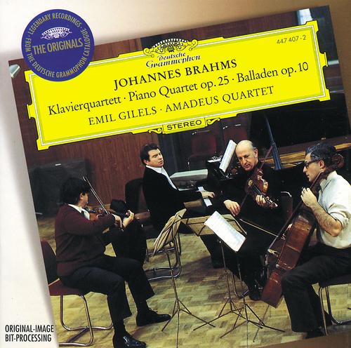 Постер альбома Brahms: Piano Quartet No. 1 in G Minor, Op. 25; 4 Ballades, Op. 10