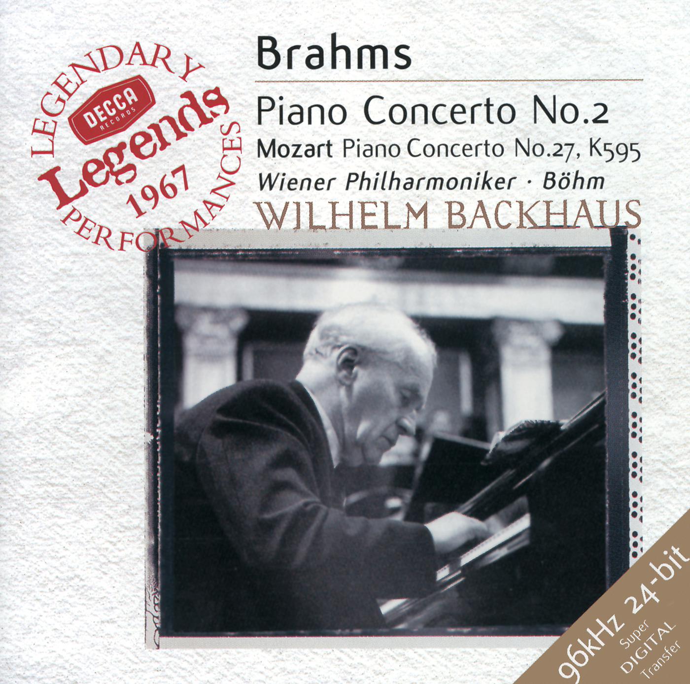 Постер альбома Brahms: Piano Concerto No.2 / Mozart: Piano Concerto No.27