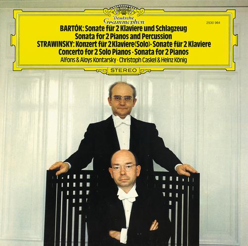 Постер альбома Bartók: Sonata for 2 Pianos and Percussion; Stravinsky: Concerto & Sonata for 2 Pianos