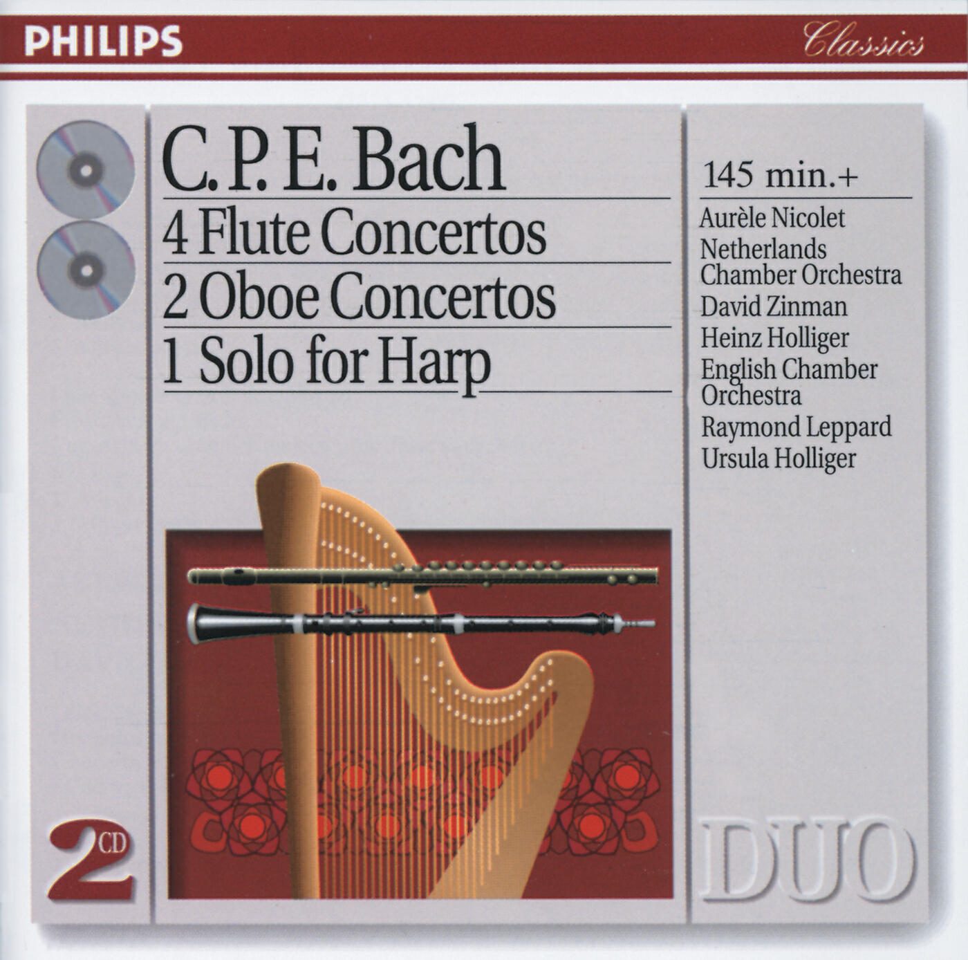 Aurèle Nicolet - C.P.E. Bach: Flute Concerto in B flat, Wq 167 - 3. Allegro assai