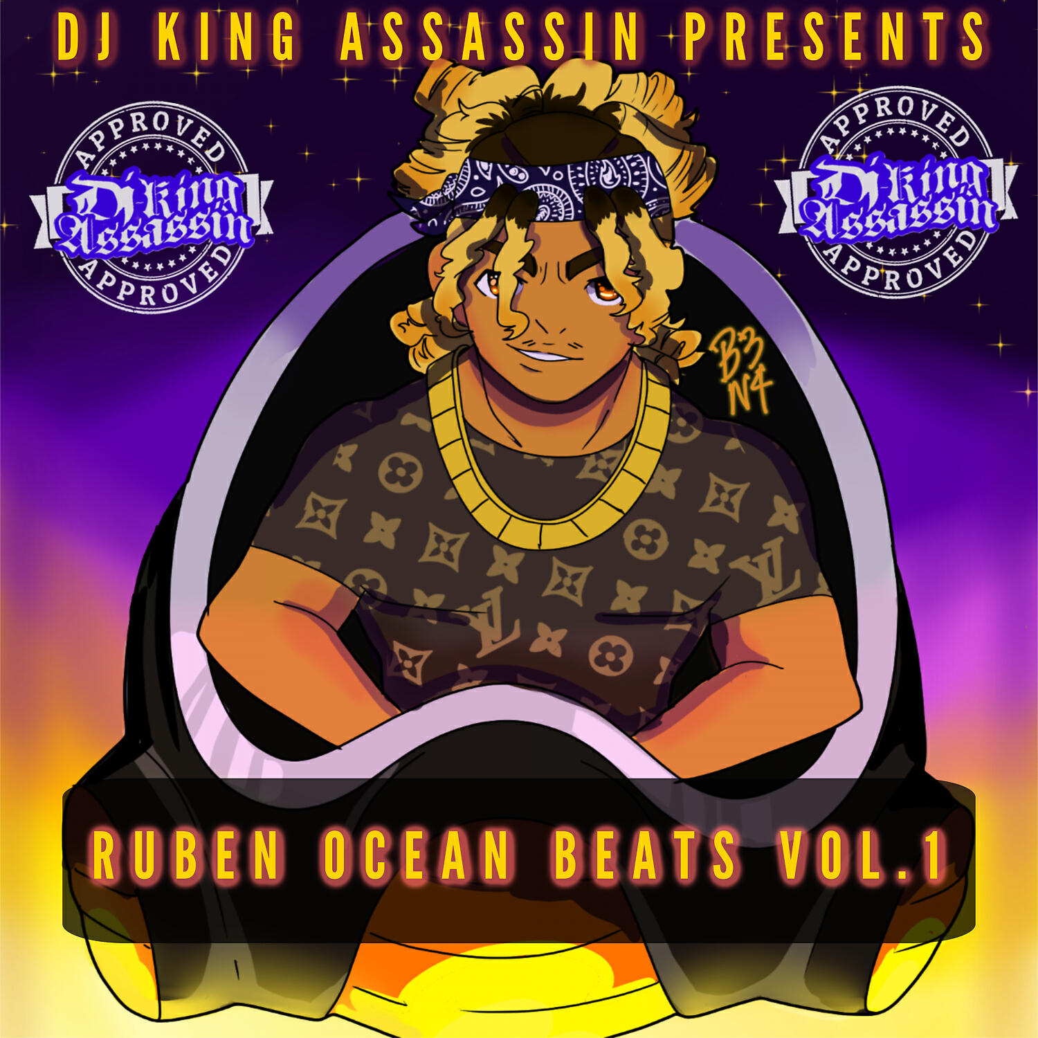 DJ King Assassin - Gold Trim