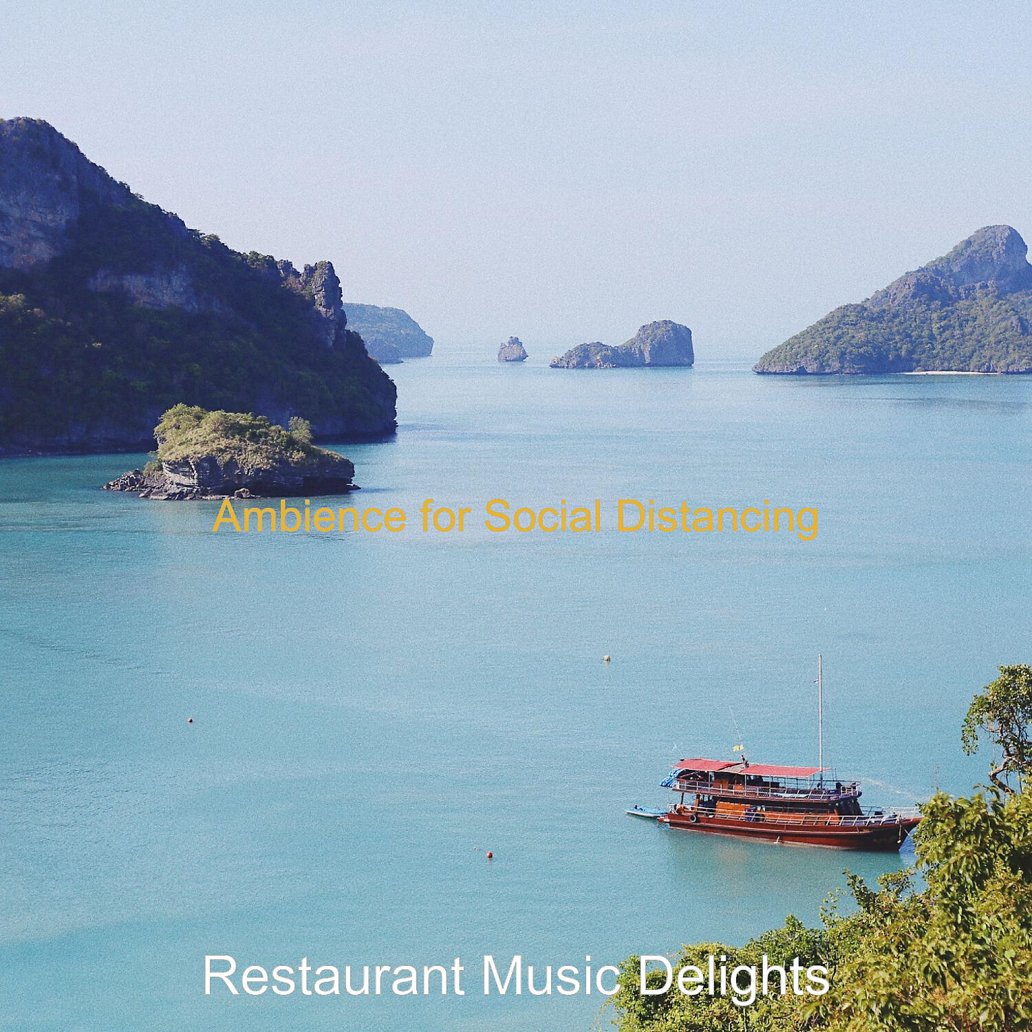 Restaurant Music Delights - Stylish Background for Social Distancing