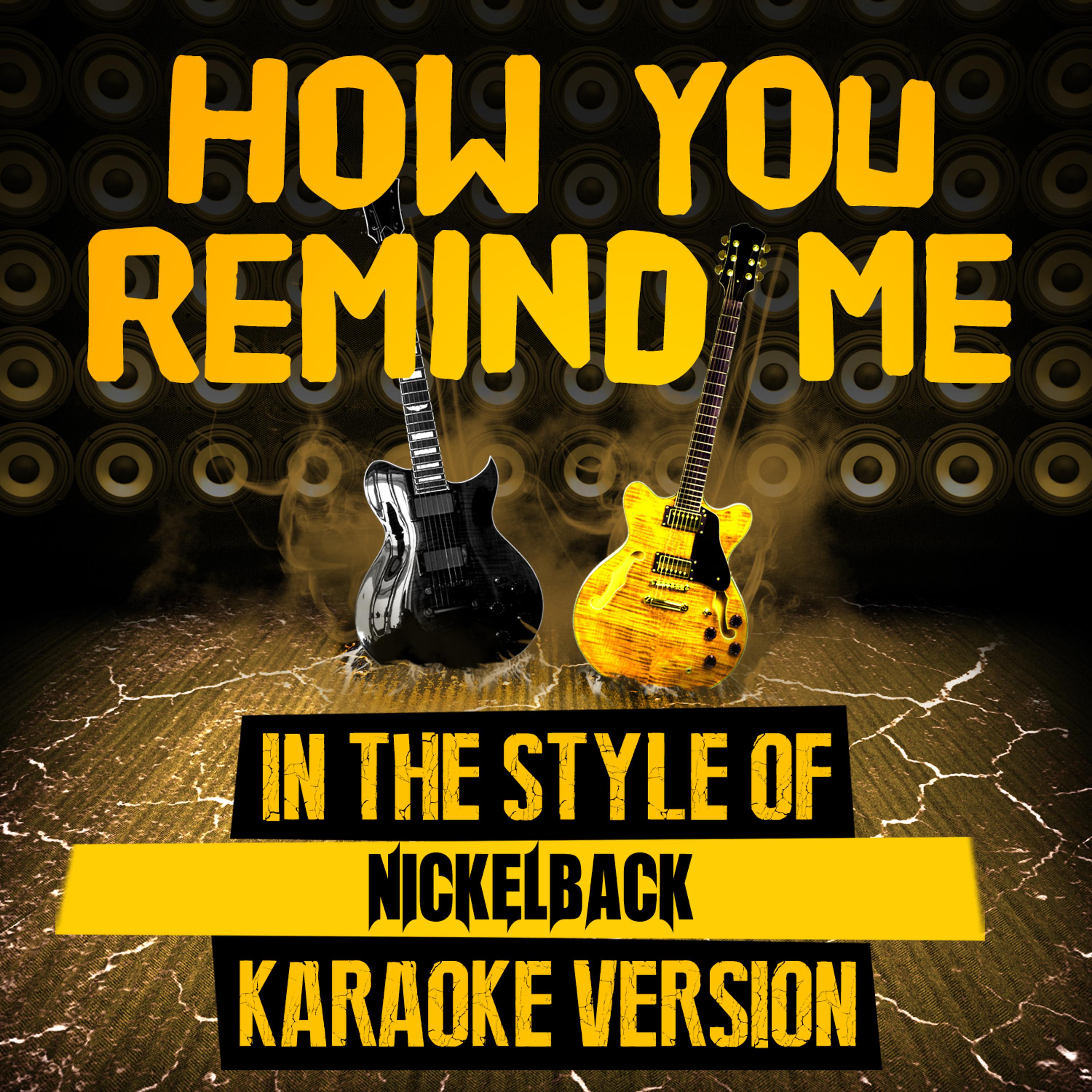 Ameritz Tracks Planet - How You Remind Me (In the Style of Nickelback) [Karaoke Version]