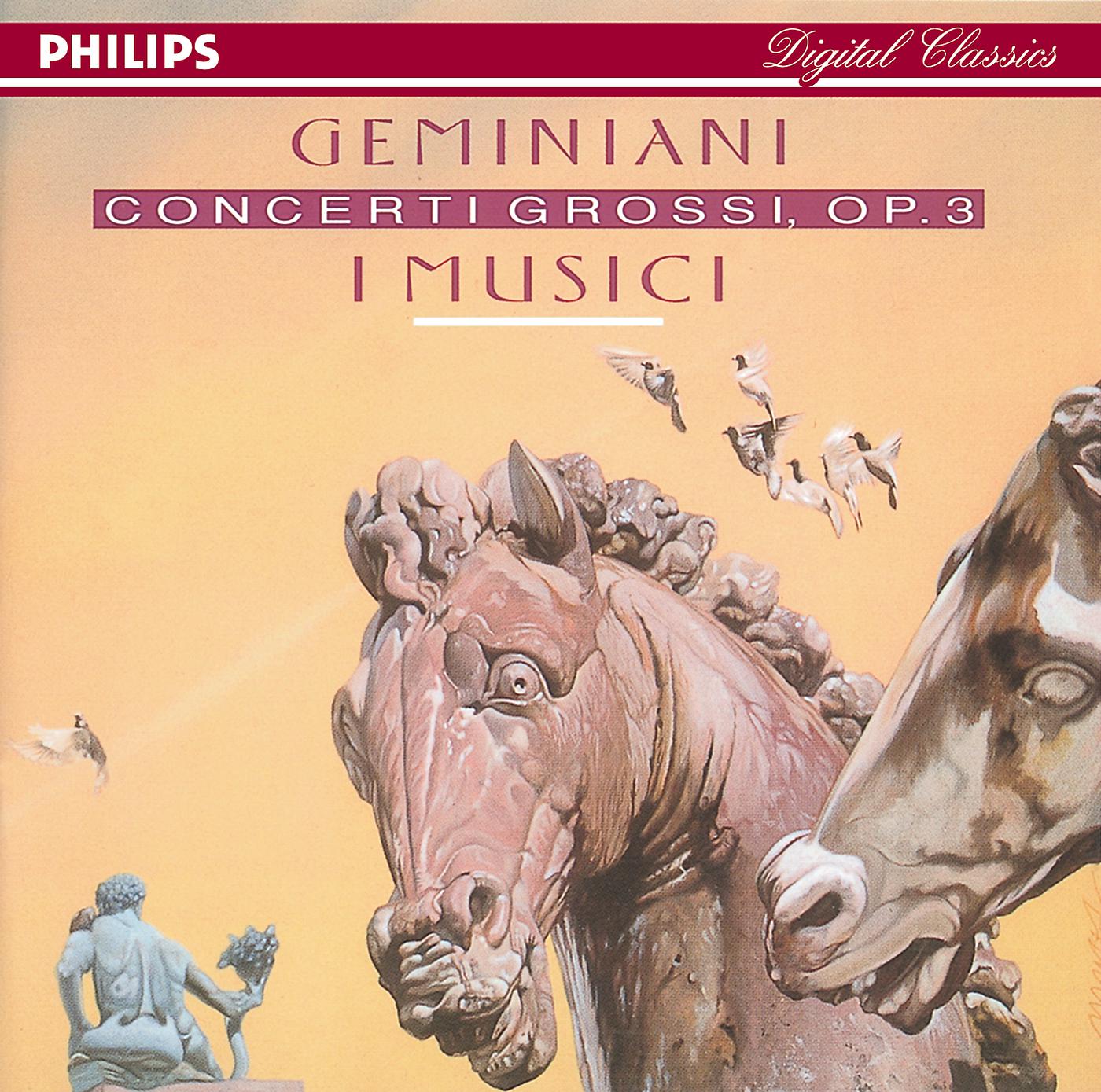 Постер альбома Geminani: 6 Concerti Grossi, Op.3