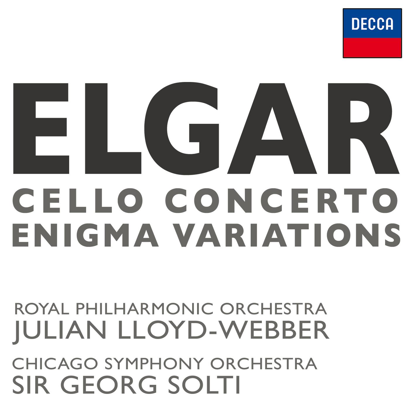 Постер альбома Elgar: Cello Concerto / Enigma Variations