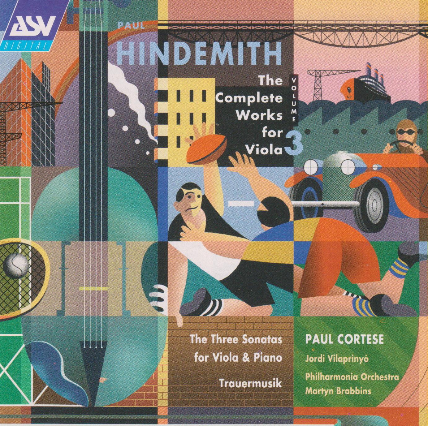 Постер альбома Hindemith: The Complete Works for Viola Vol.3