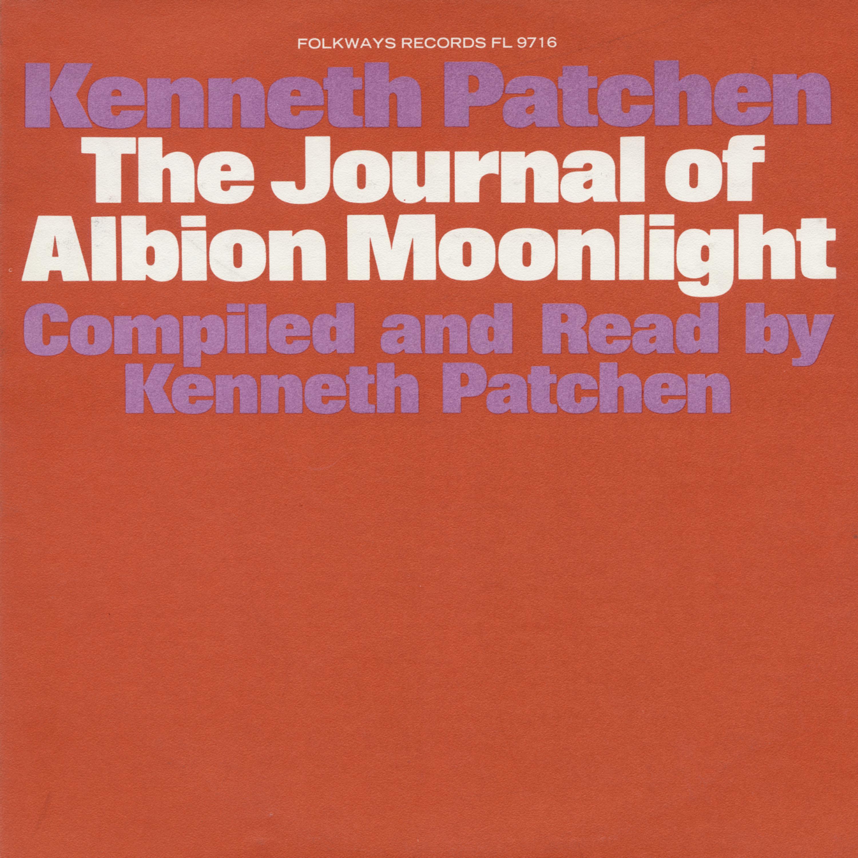 Постер альбома The Journal of Albion Moonlight