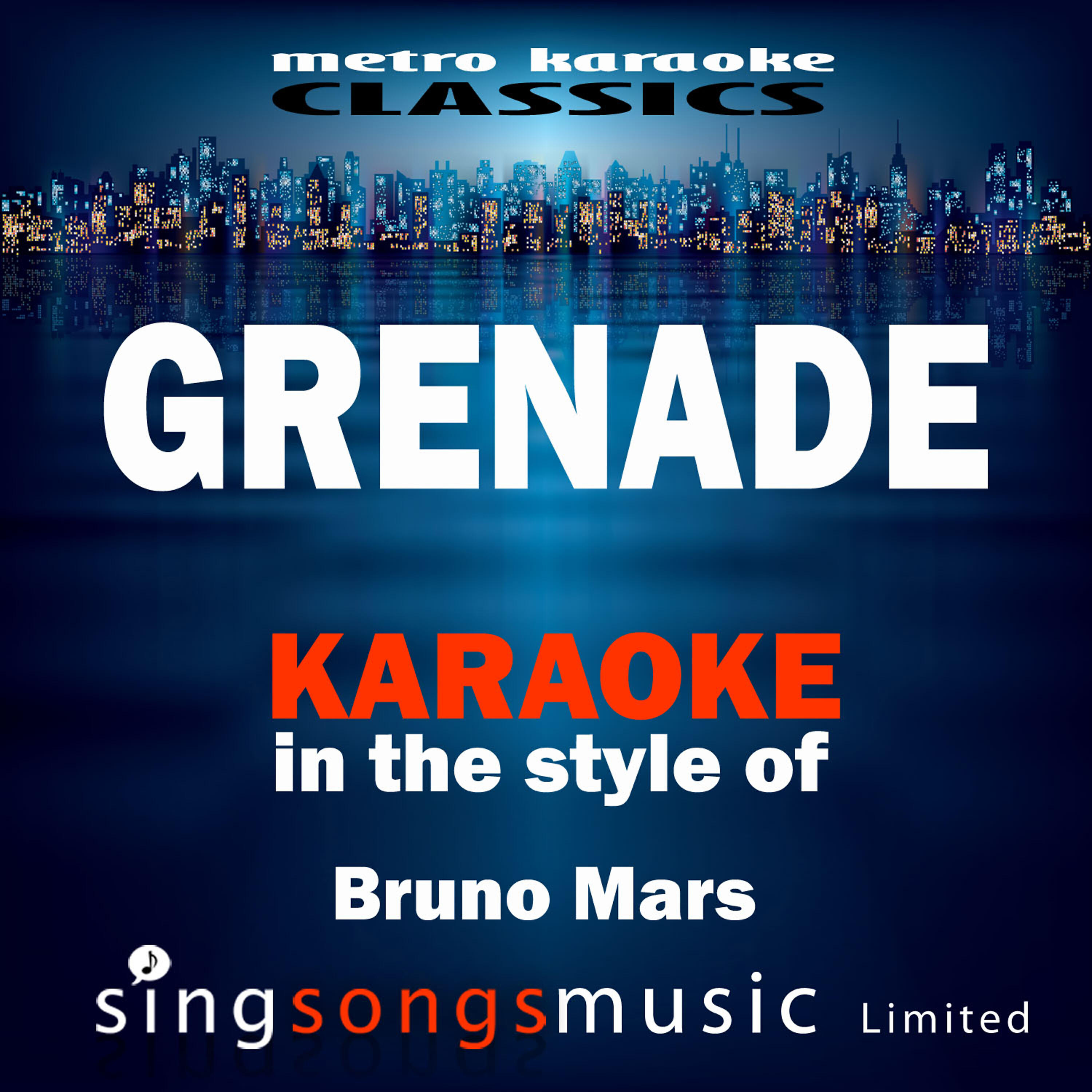 Metro Karaoke Classics - Grenade (In the Style of Bruno Mars) [Karaoke Version] - Single