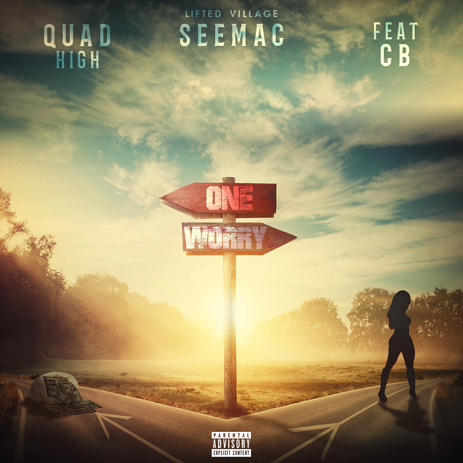 Quad High - One Worry (feat. CB)