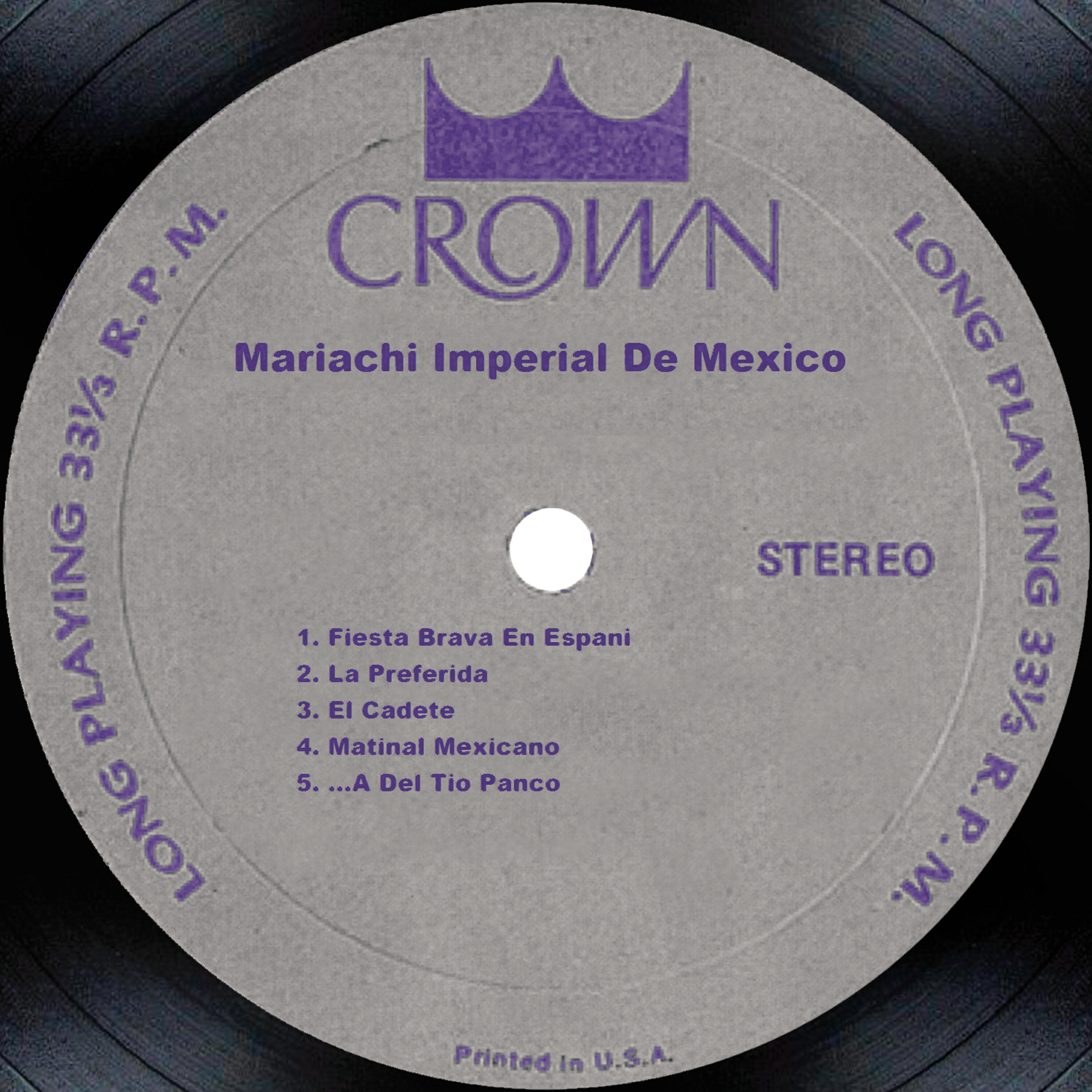 Mariachi Imperial De Mexico - Matinal Mexicano