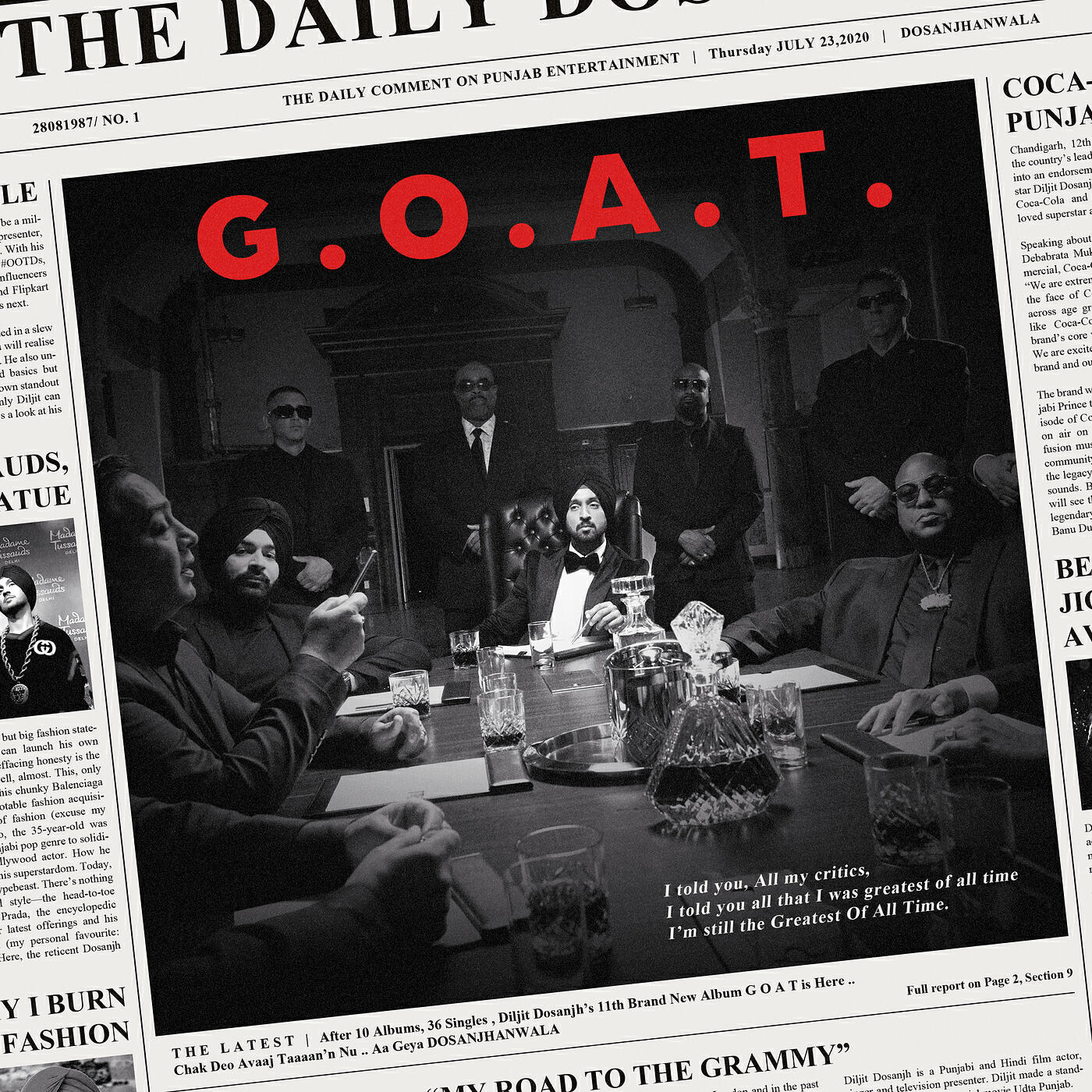 DILJIT DOSANJH - G.O.A.T.