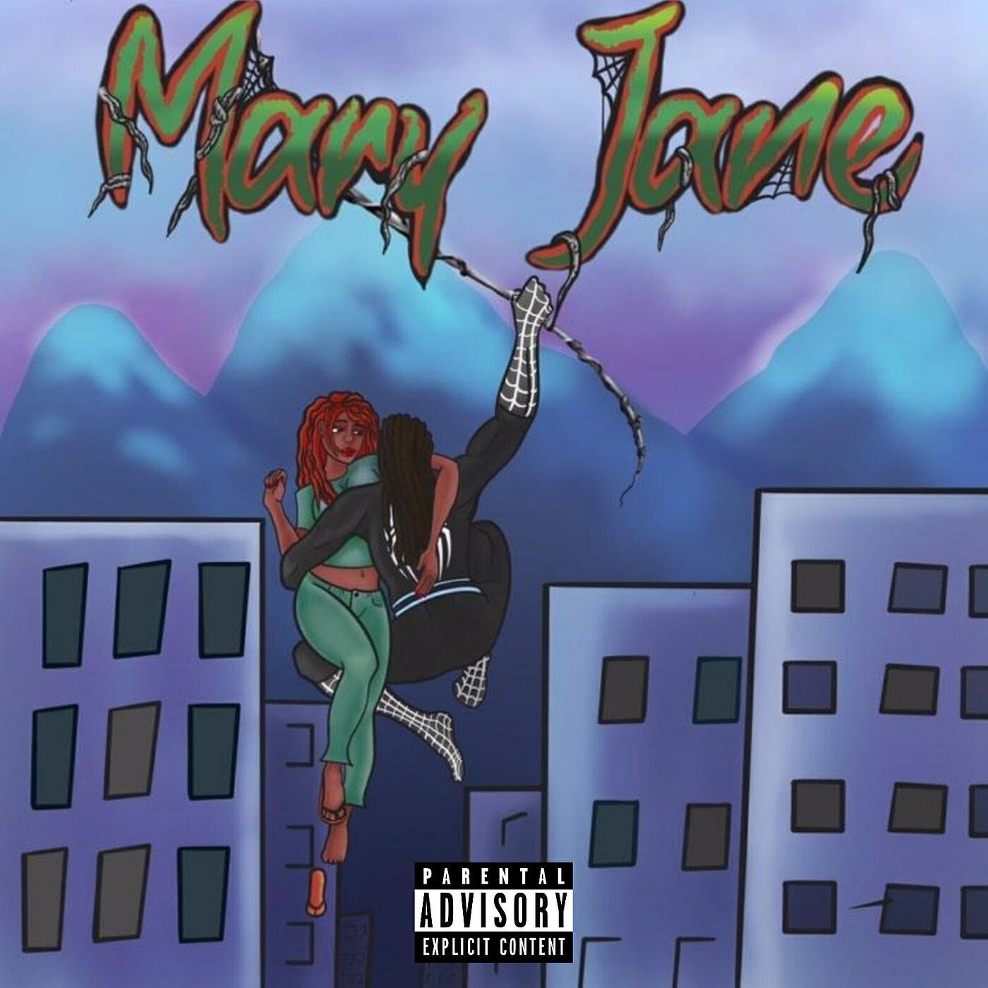 Black Static Blue Flame - Cannabis Cowgirl
